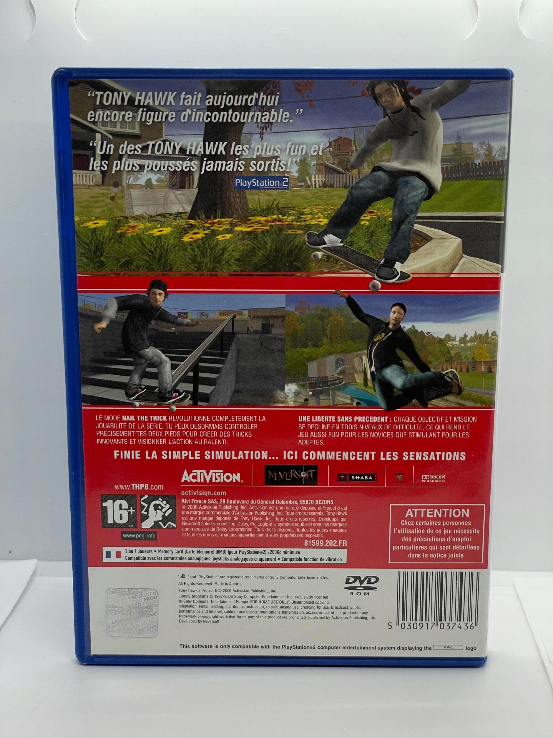 Tony Hawk`s Project 8 PS2 PlayStation 2 PS2 (FR)