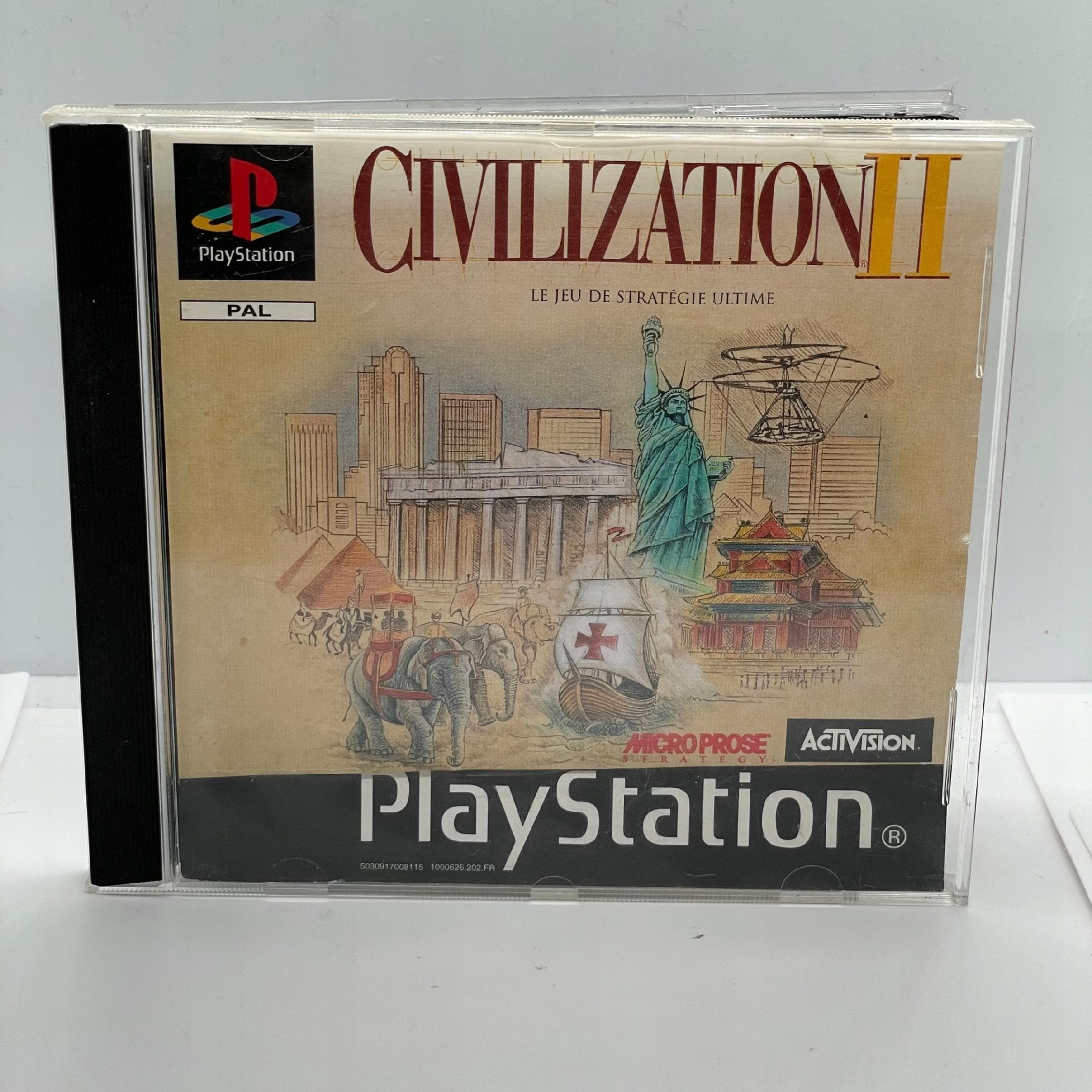 Civilization II PSX PS1 PlayStation (FR)