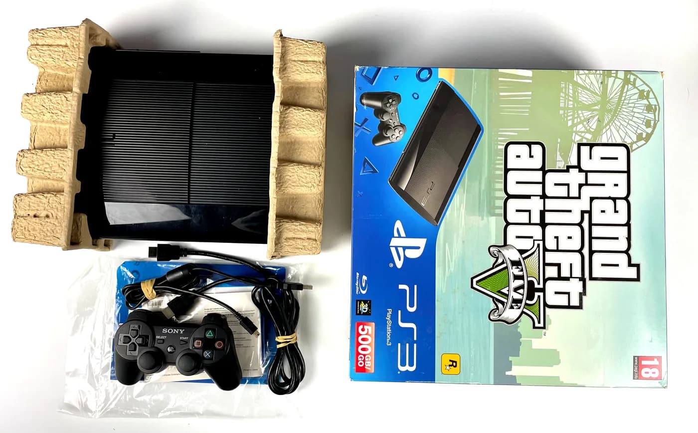 PlayStation 3 500GB CECH-4004C GTA V Pack Console Complete