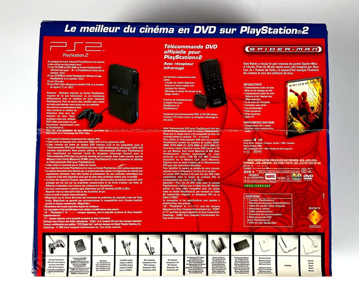 PlayStation 2 PS2 Spider-Man Pack Console SCPH-39004 Complete
