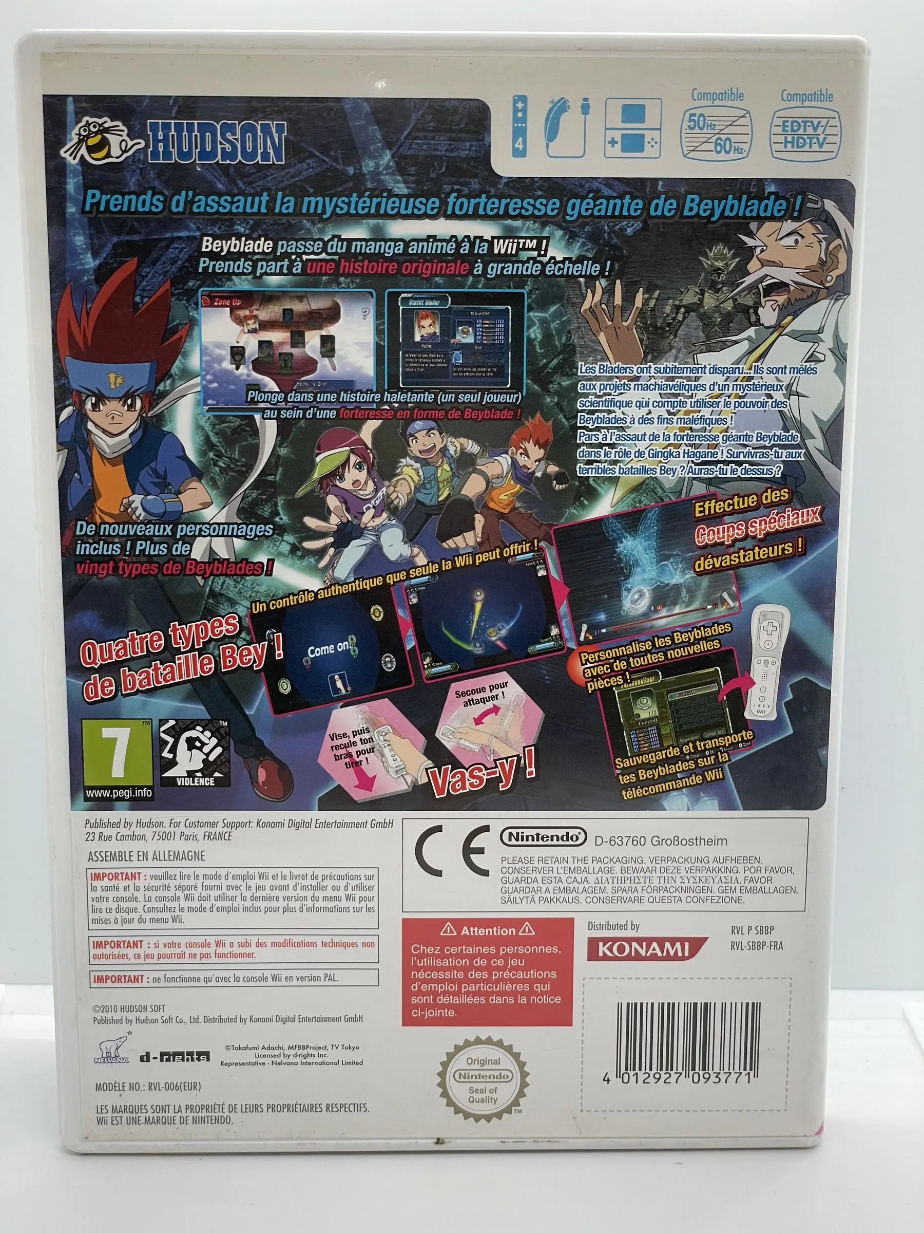 Beyblade Metal Fusion Nintendo Wii