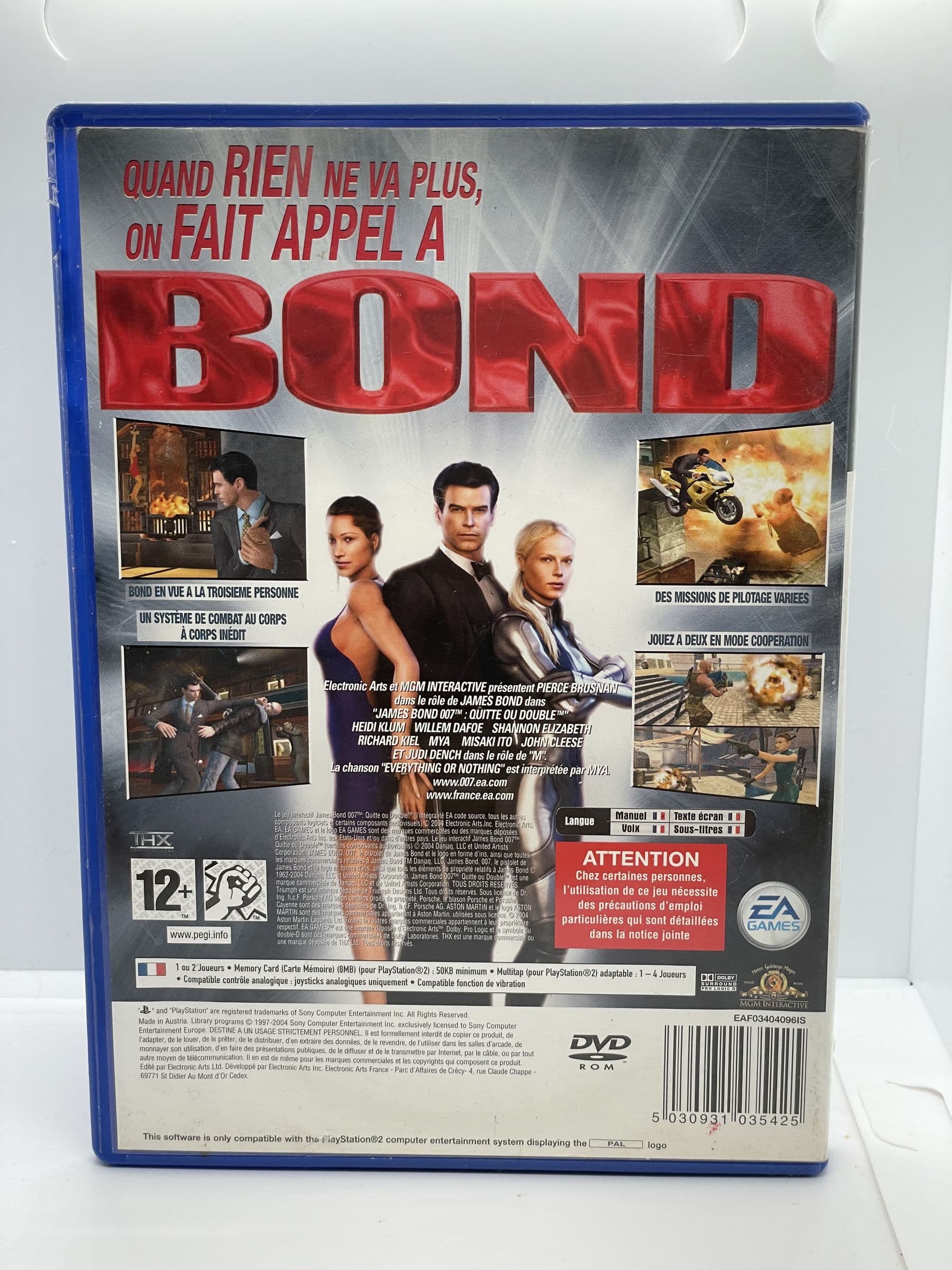 007 Everything or Nothing PS2 (FR)