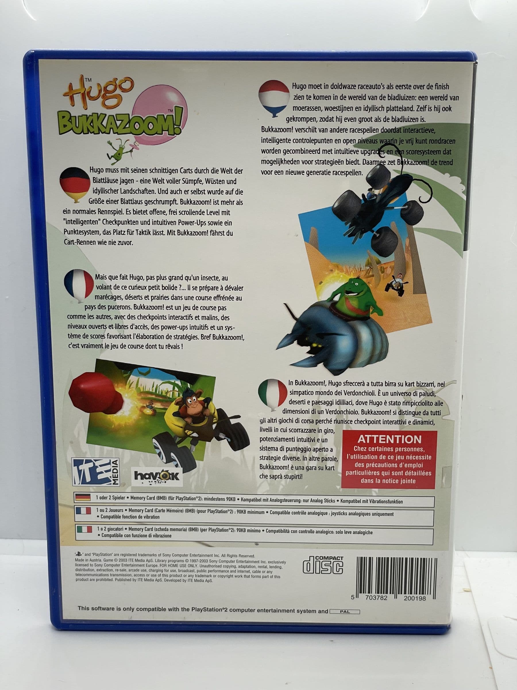 Hugo Bukkazoom PS2