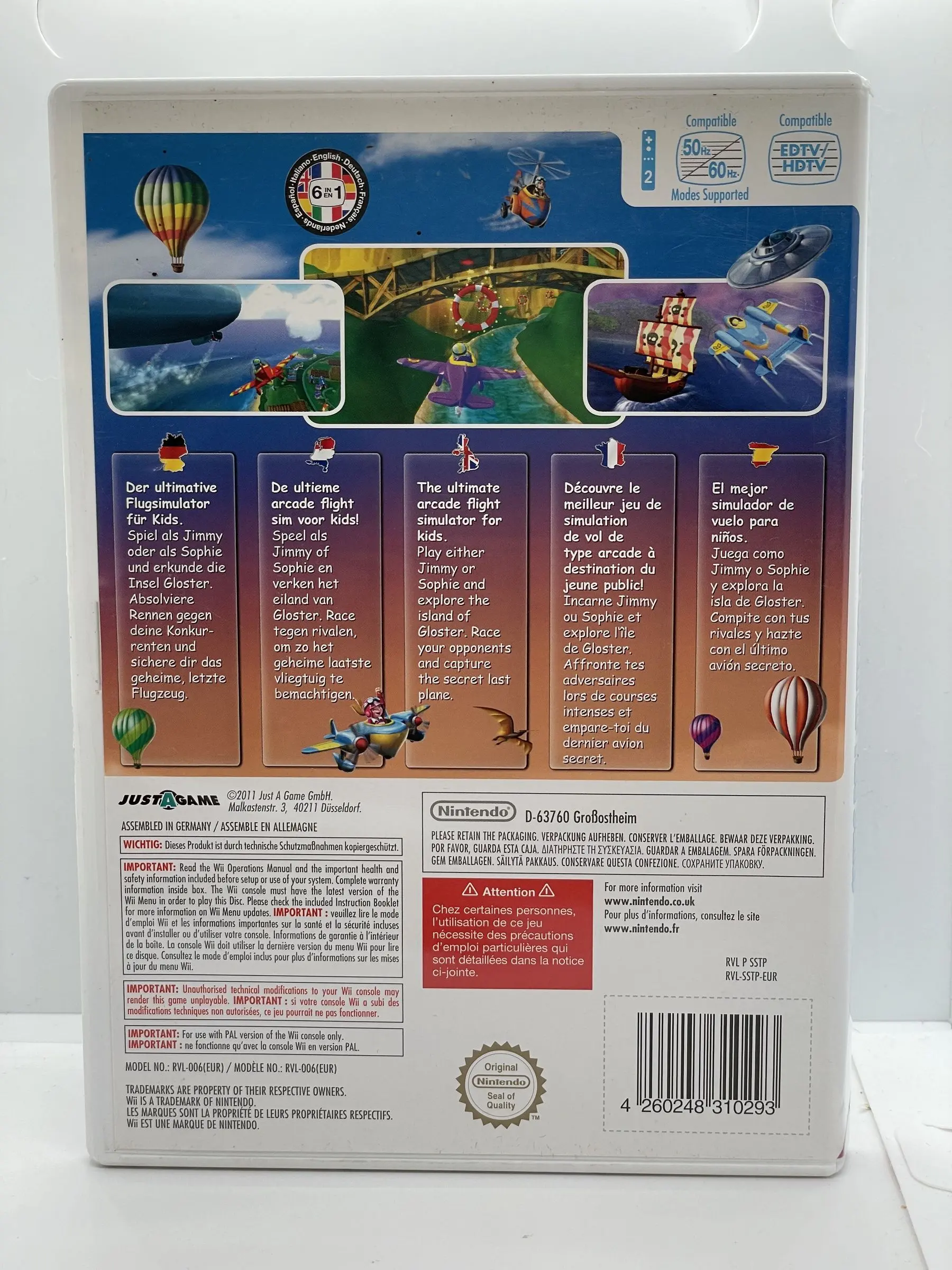 Stunt Flyer Hero of the Skies Nintendo Wii