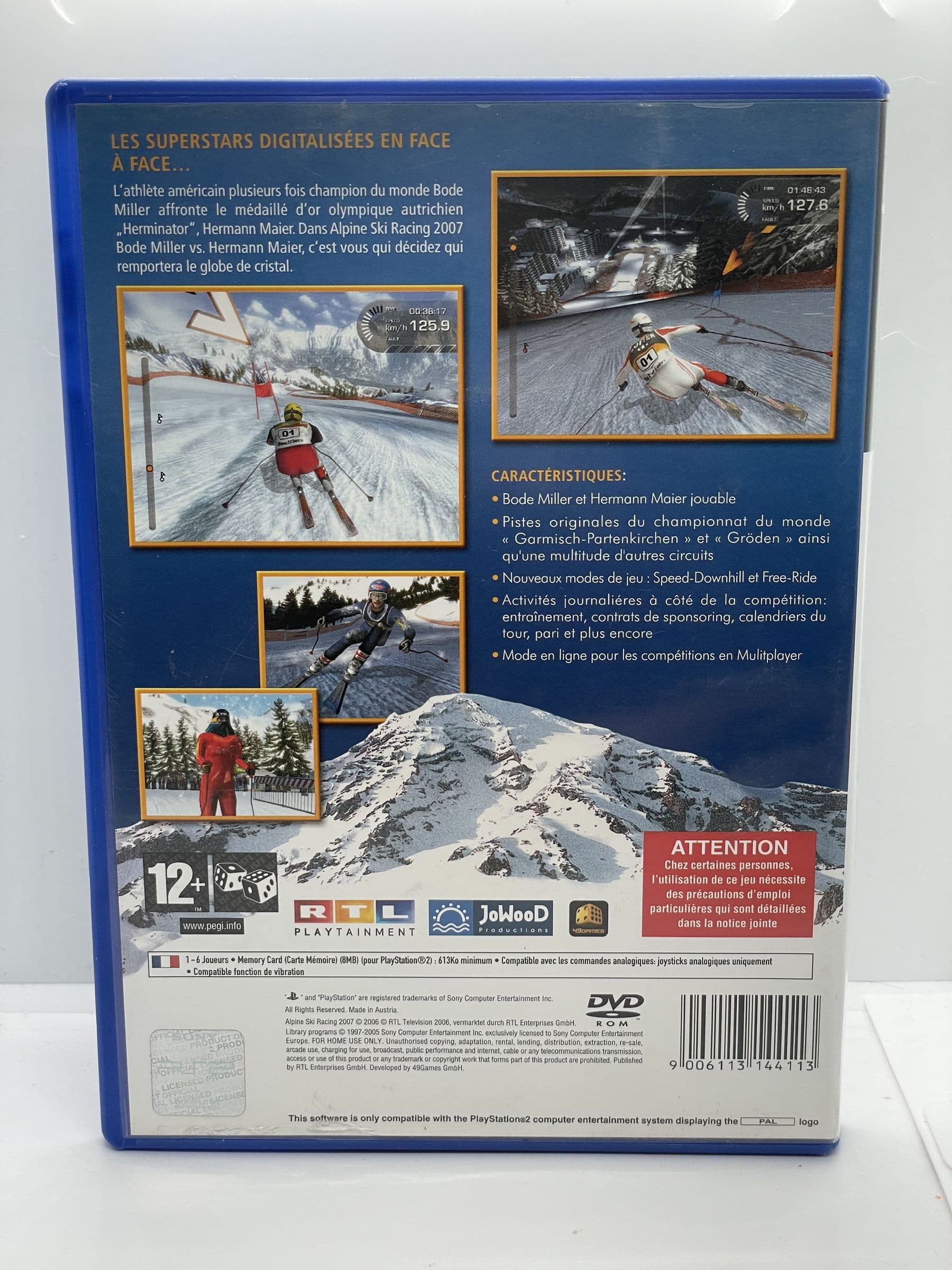 Alpine Ski Racing 2007 PS2 (FR)