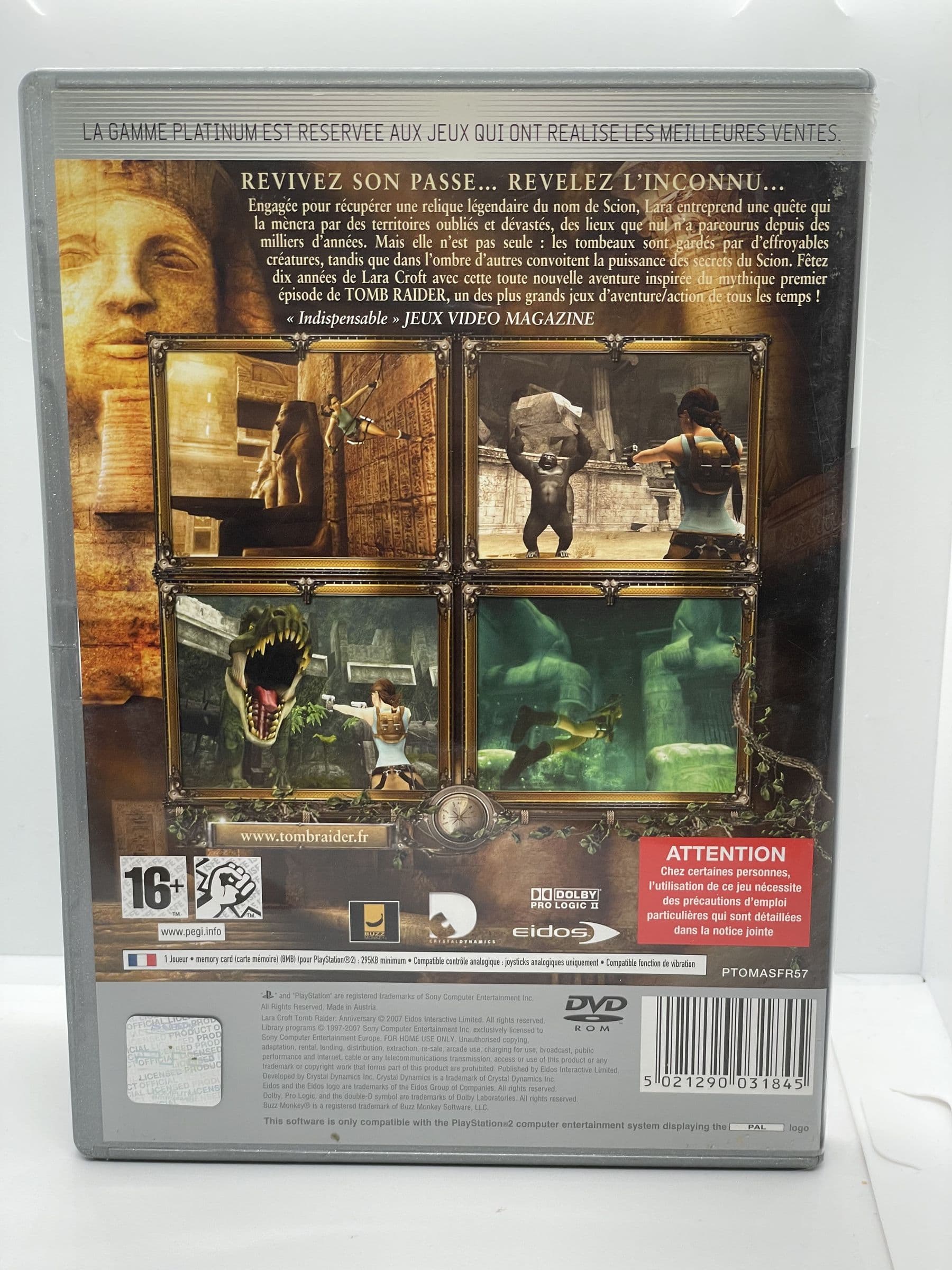 Tomb Raider Anniversary PS2
