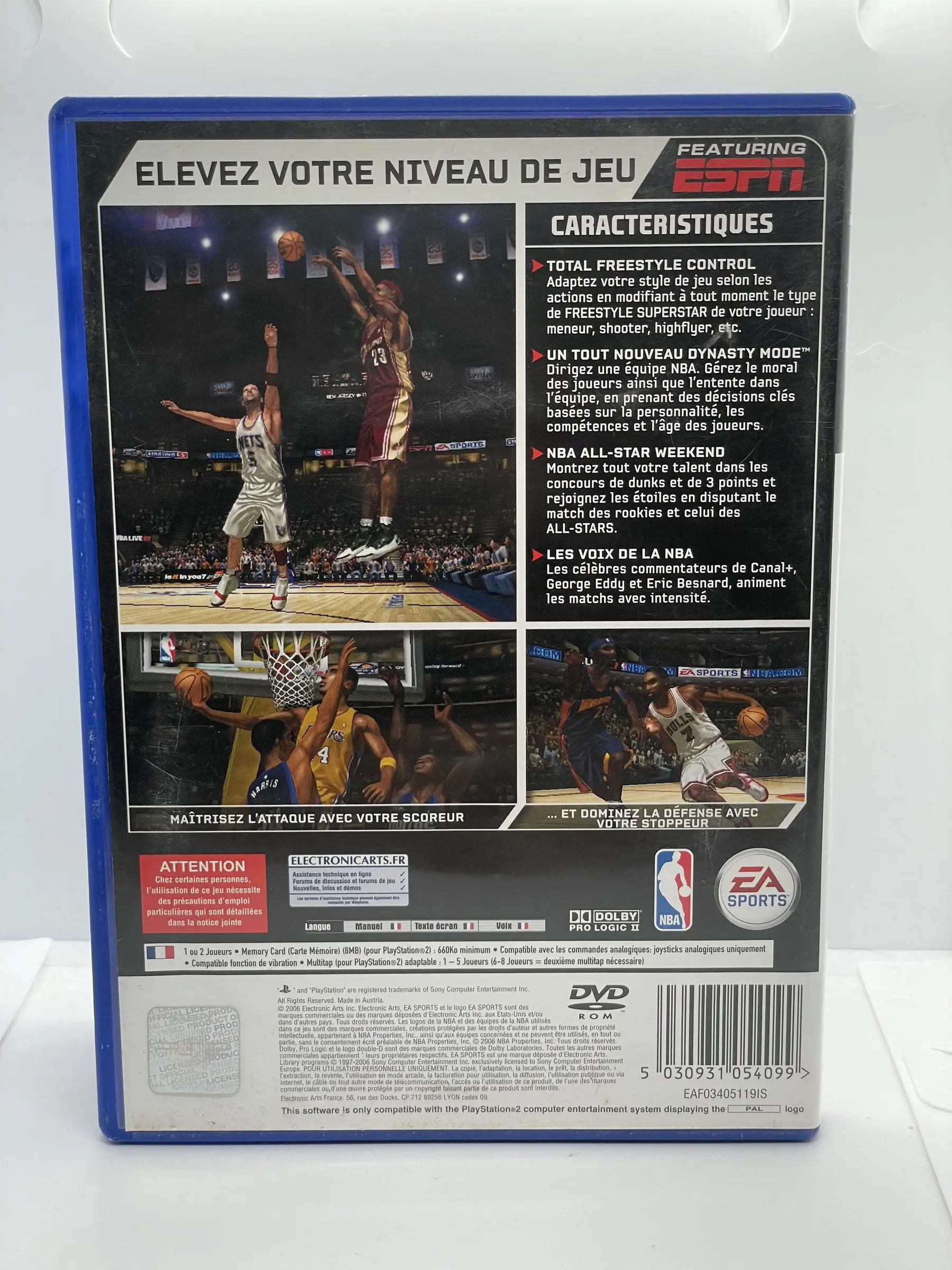 NBA Live 07 PS2 (FR)