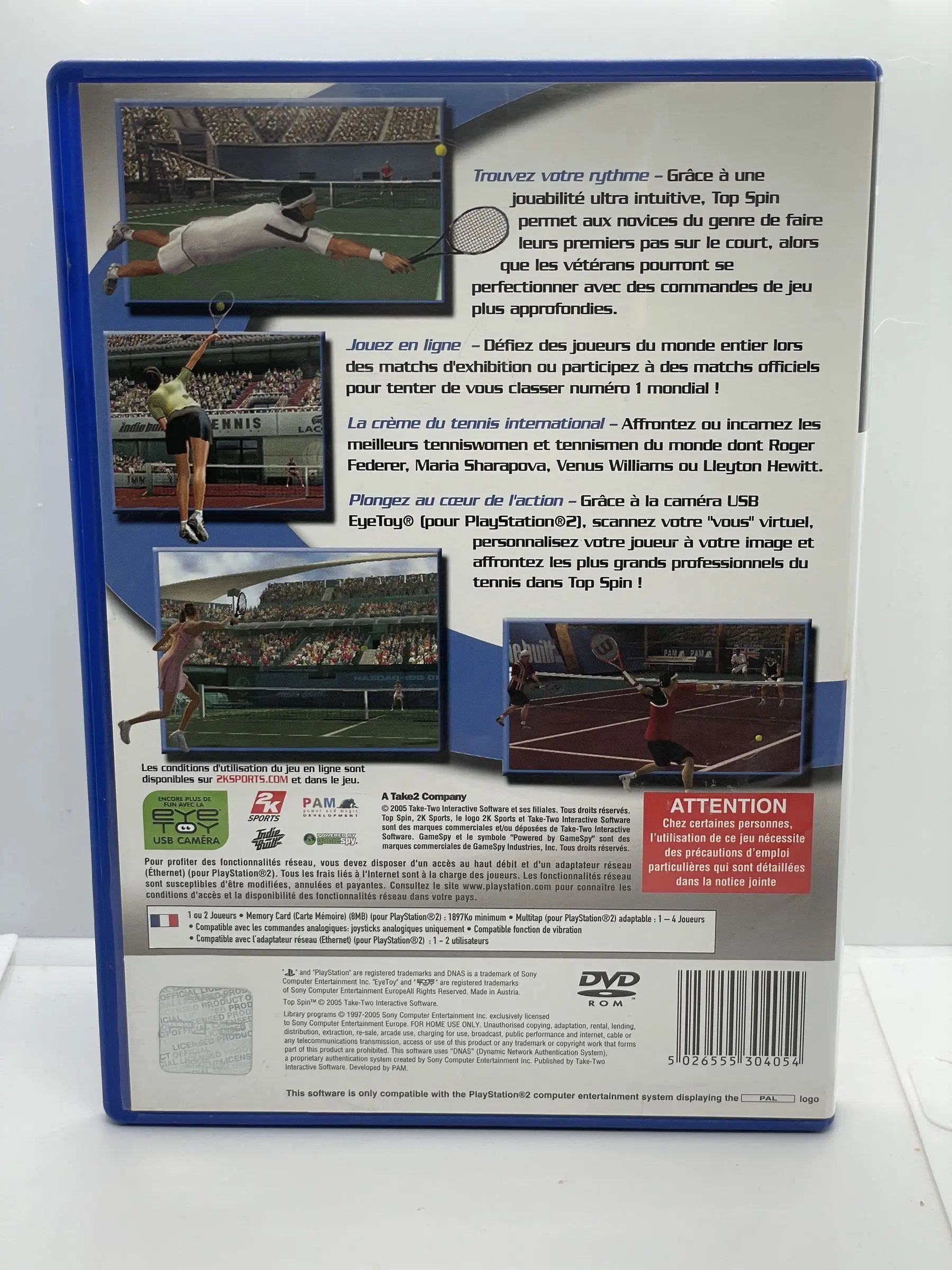 Top Spin PS2