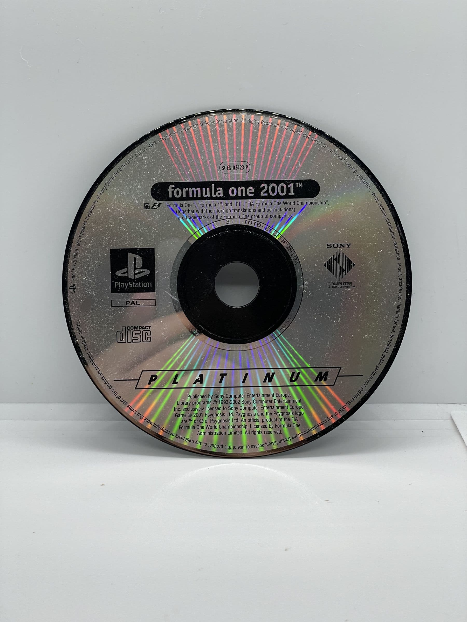 Formula One 2001 PS1 (CD) (FR)