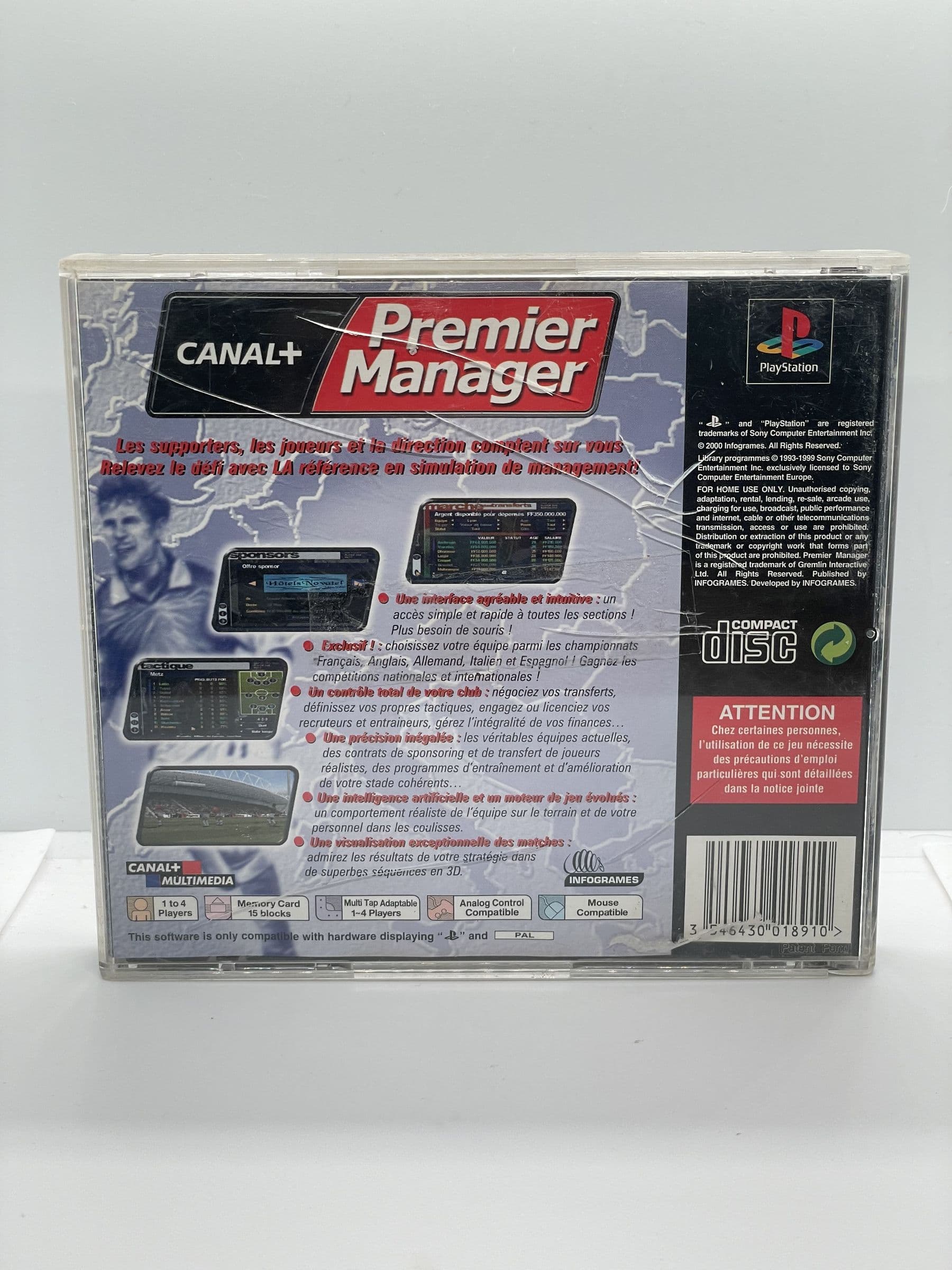 Canal+ Premier Manager PS1 (FR)