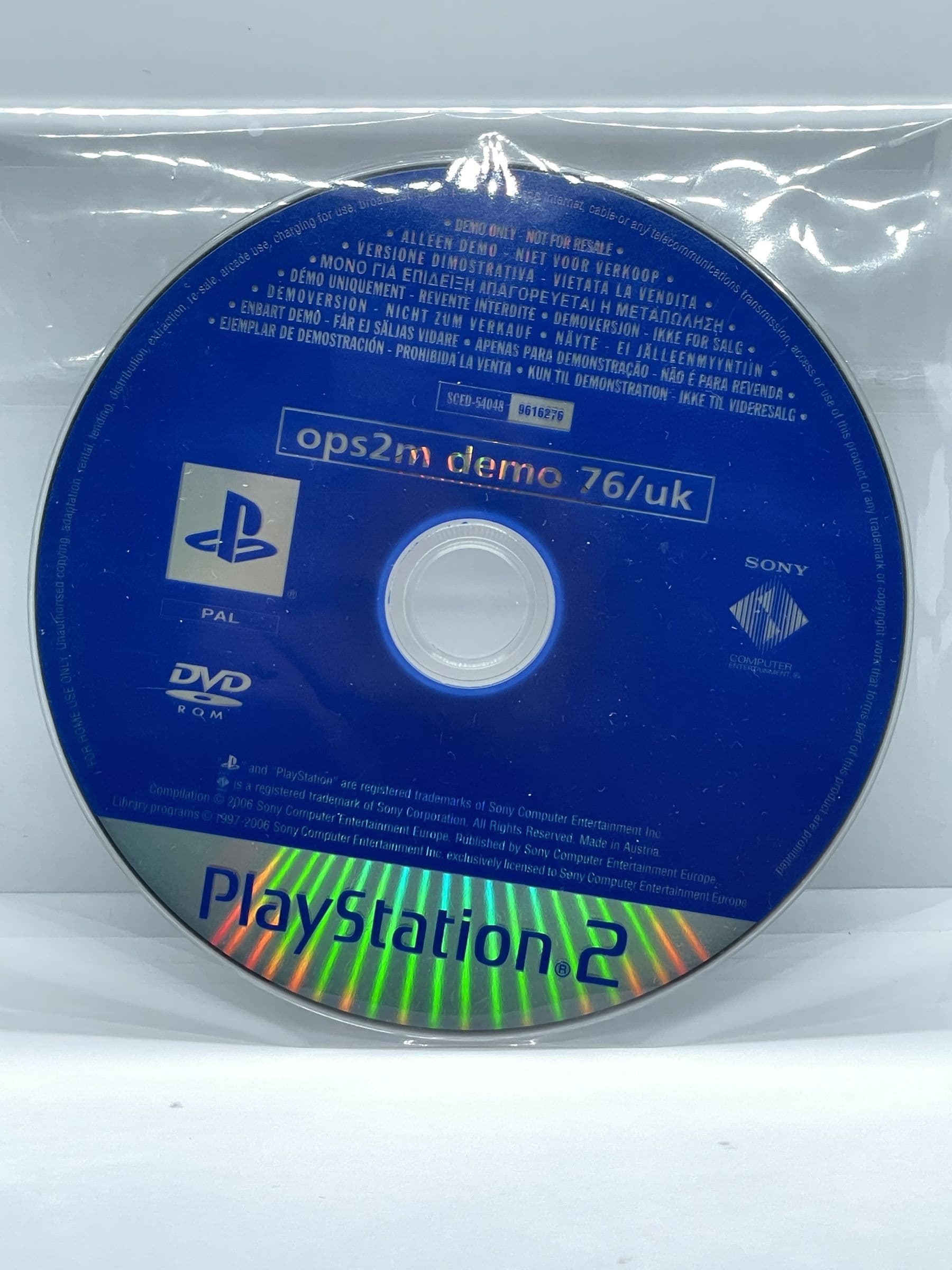 Official PlayStation 2 Magazine Demo 76 PS2 (CD)