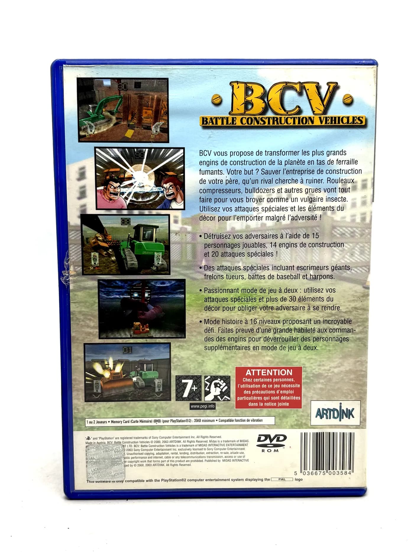 BCV: Battle Construction Vehicles PS2