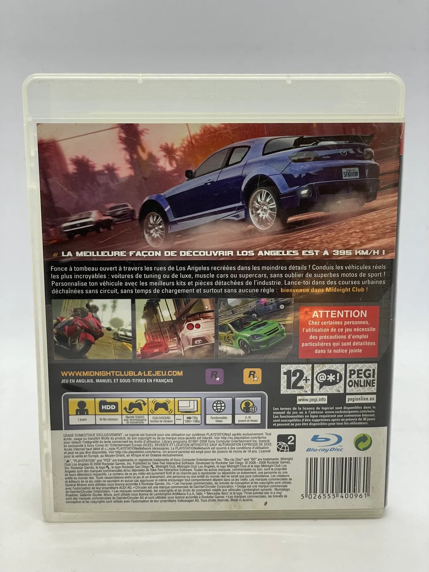 Midnight Club Los Angeles PS3