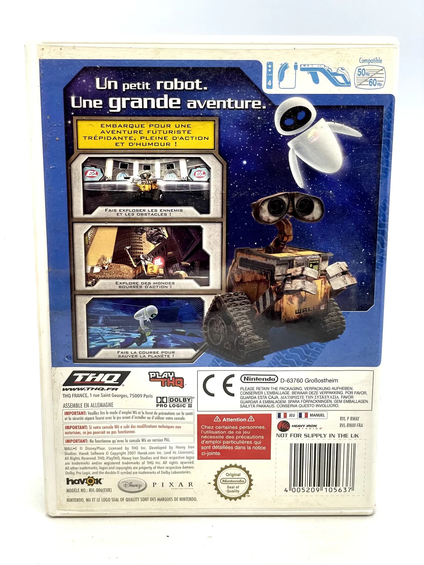 Wall-E Nintendo Wii (FR)