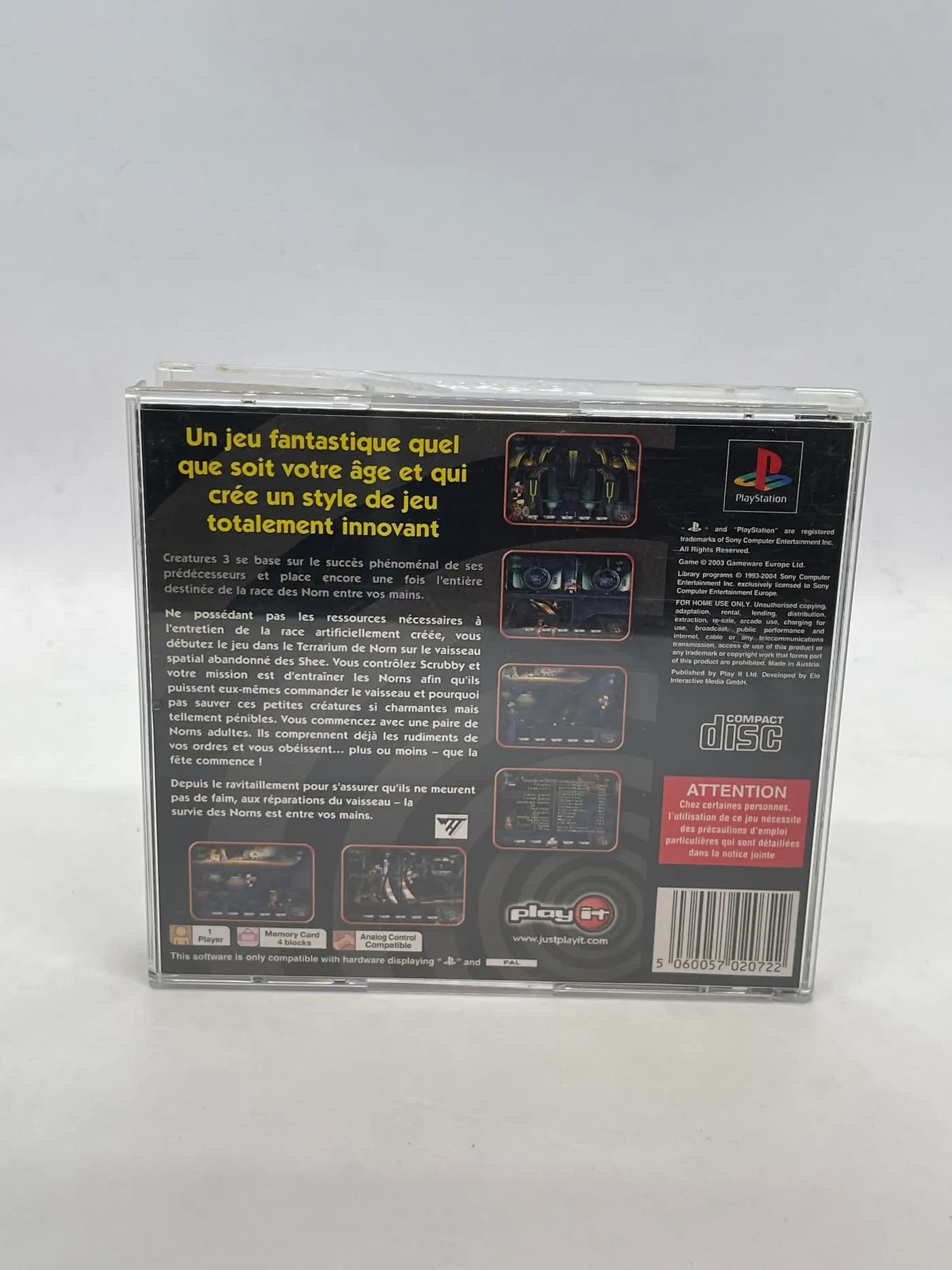 Creatures Raised in Space PS1 PSX