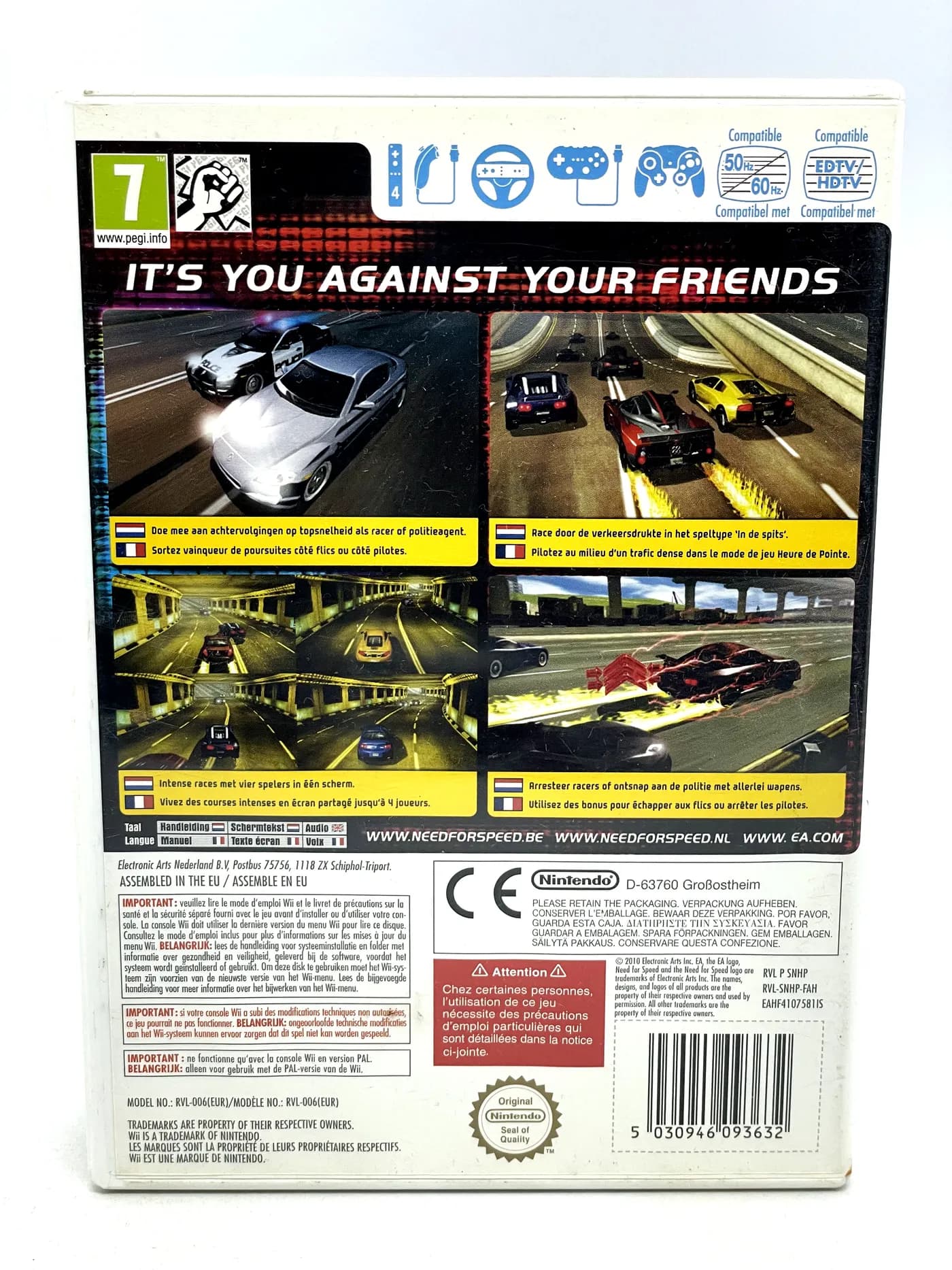 Need for Pursuit Hot Pursuit Nintendo Wii