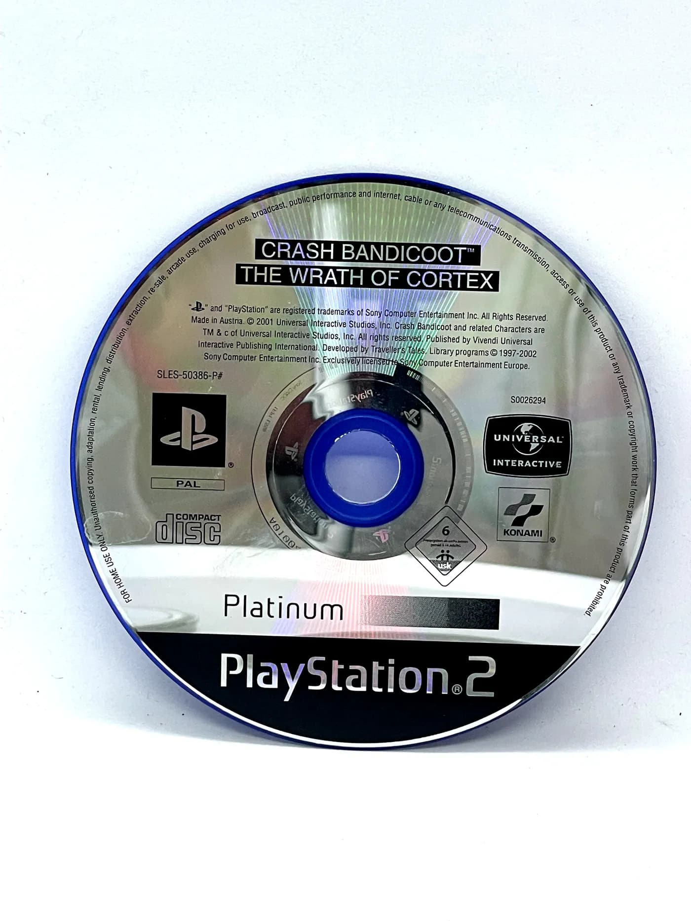 Crash Bandicoot Wrath of Cortex PS2 (game only)