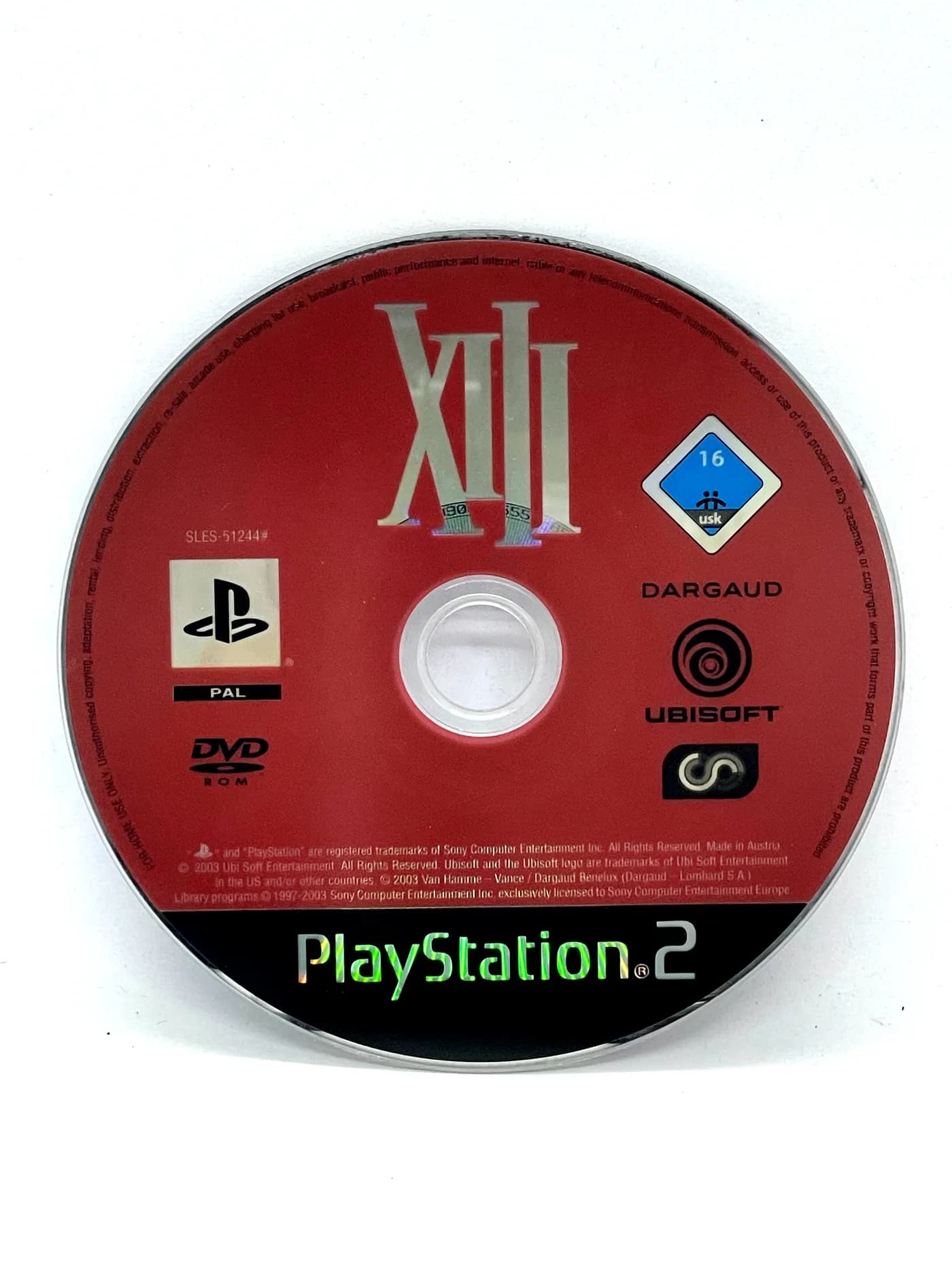 XIII PS2 (game only)