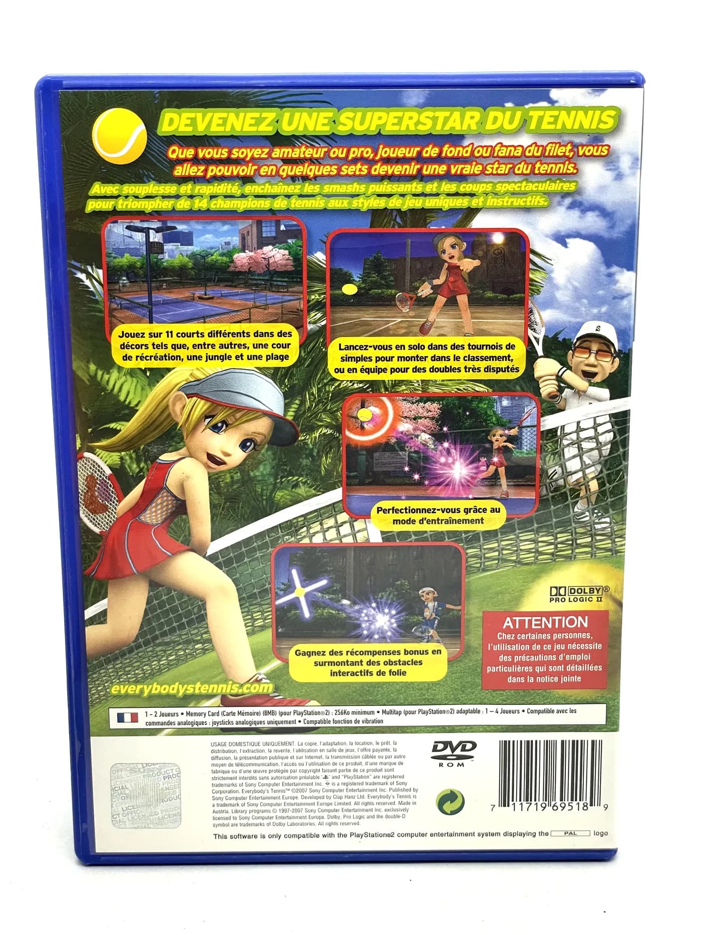 Everybody's Tennis PS2