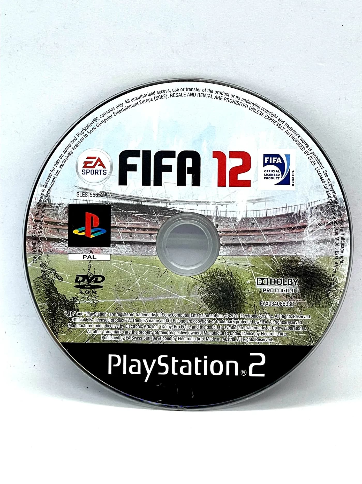 FIFA 12 PS2 (game only)