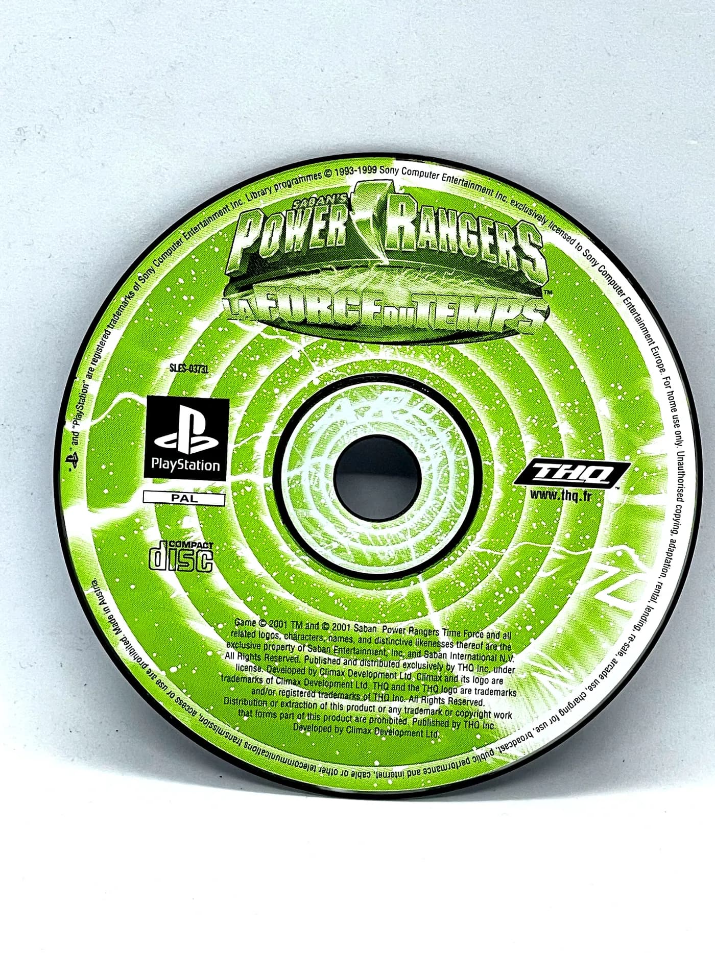 Power Rangers Time Force PS1 PSX (game only)