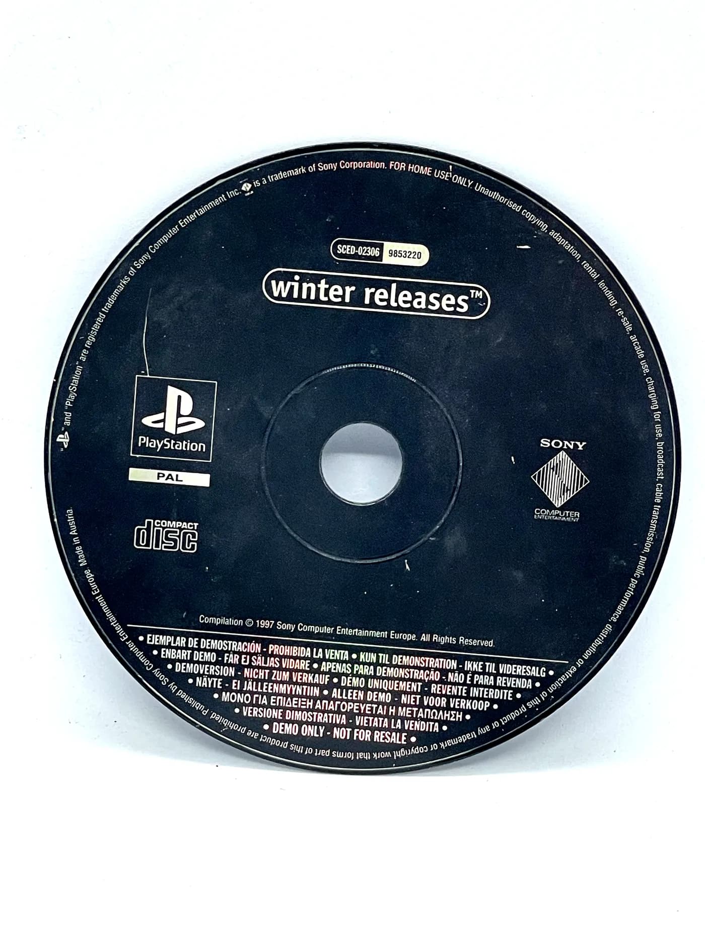Winter Releases PS1 PSX Demo (game only)