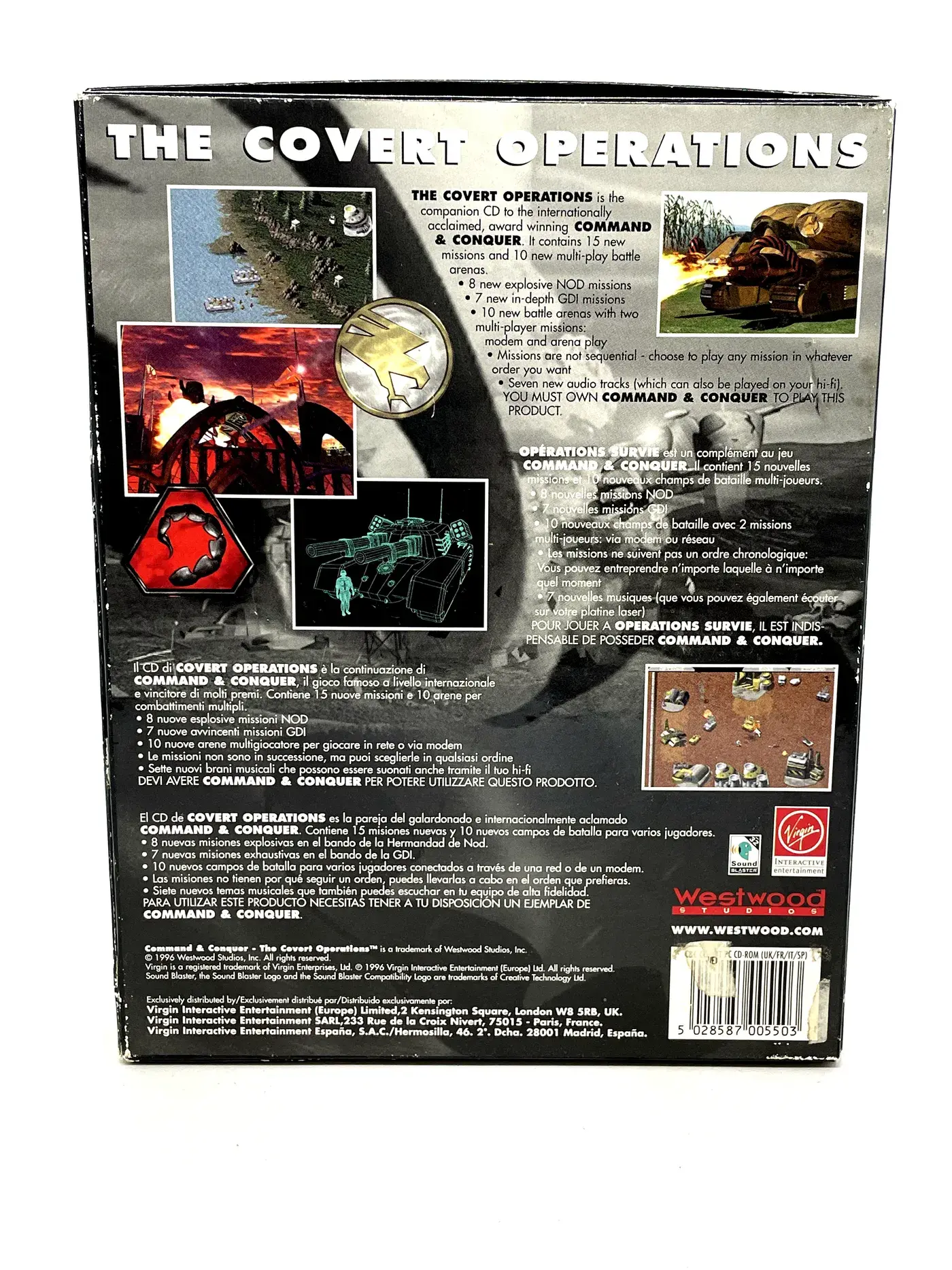 Command and Conquer The Cover Operation PC Big Box