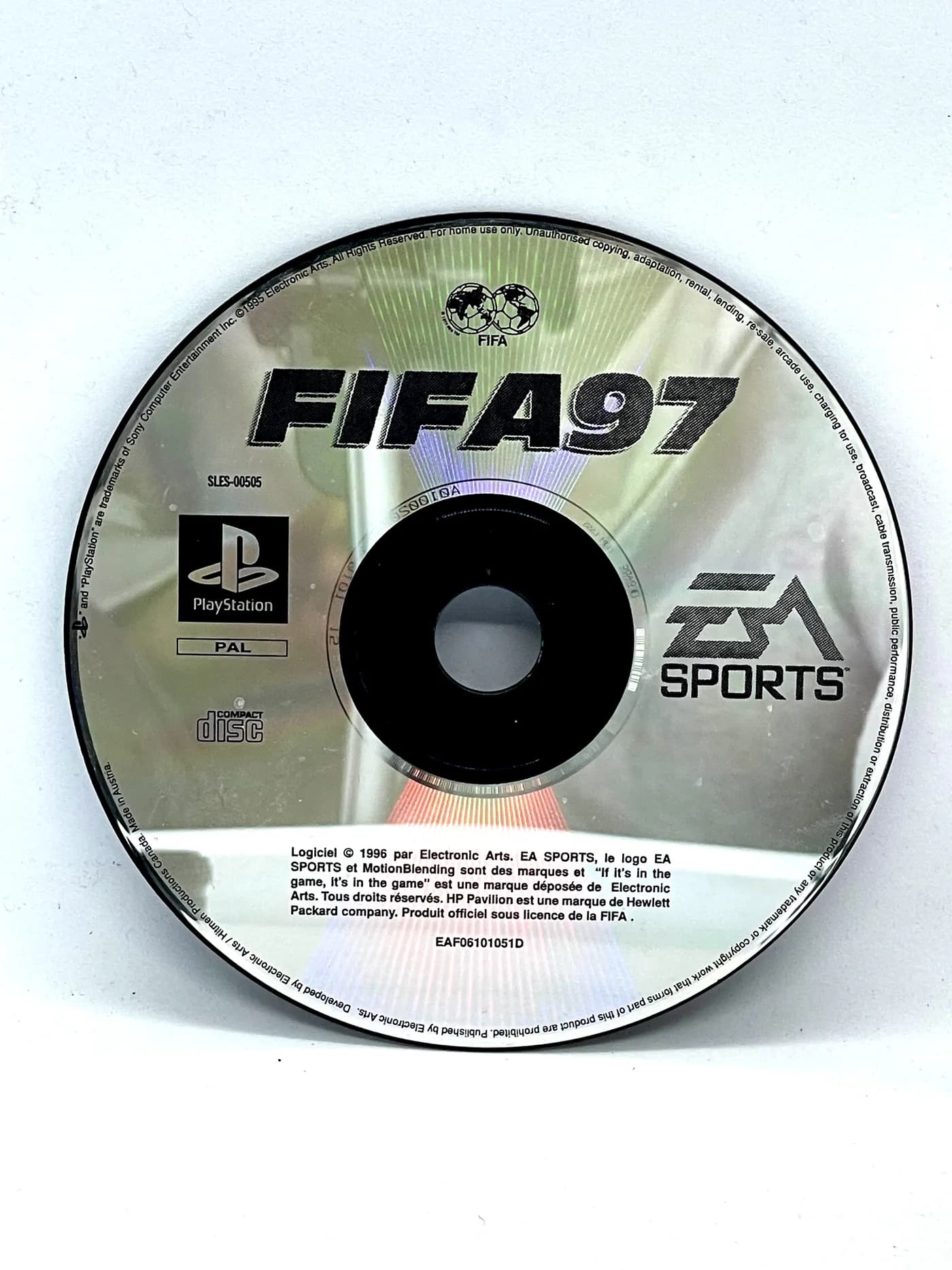 FIFA 97 PS1 PSX (game only)