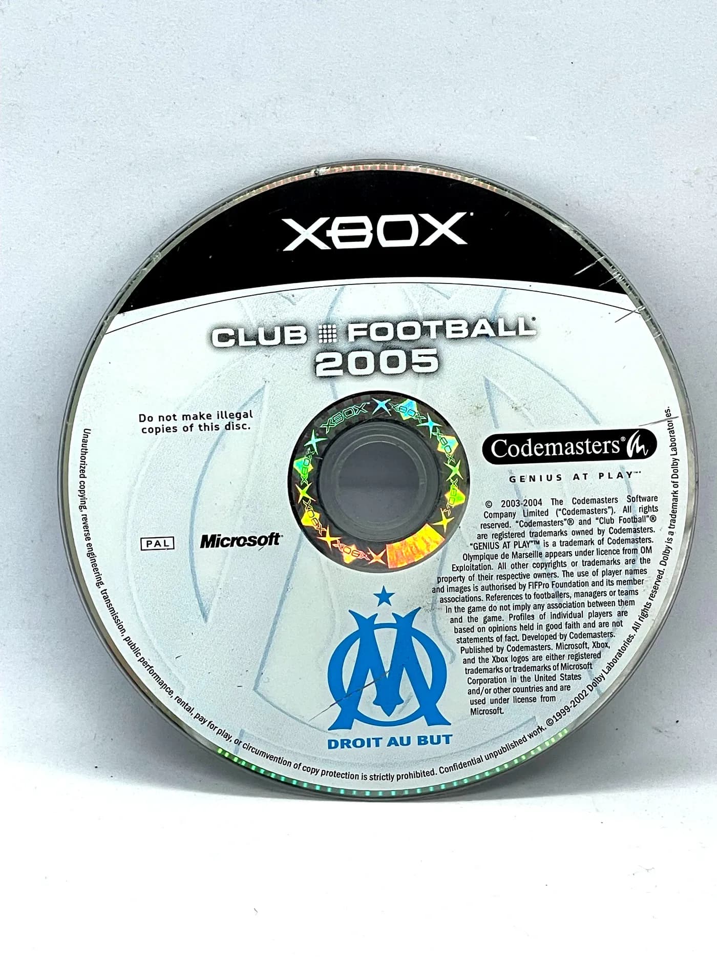 Olympique Marseille Club Football 2005 Xbox (game only)