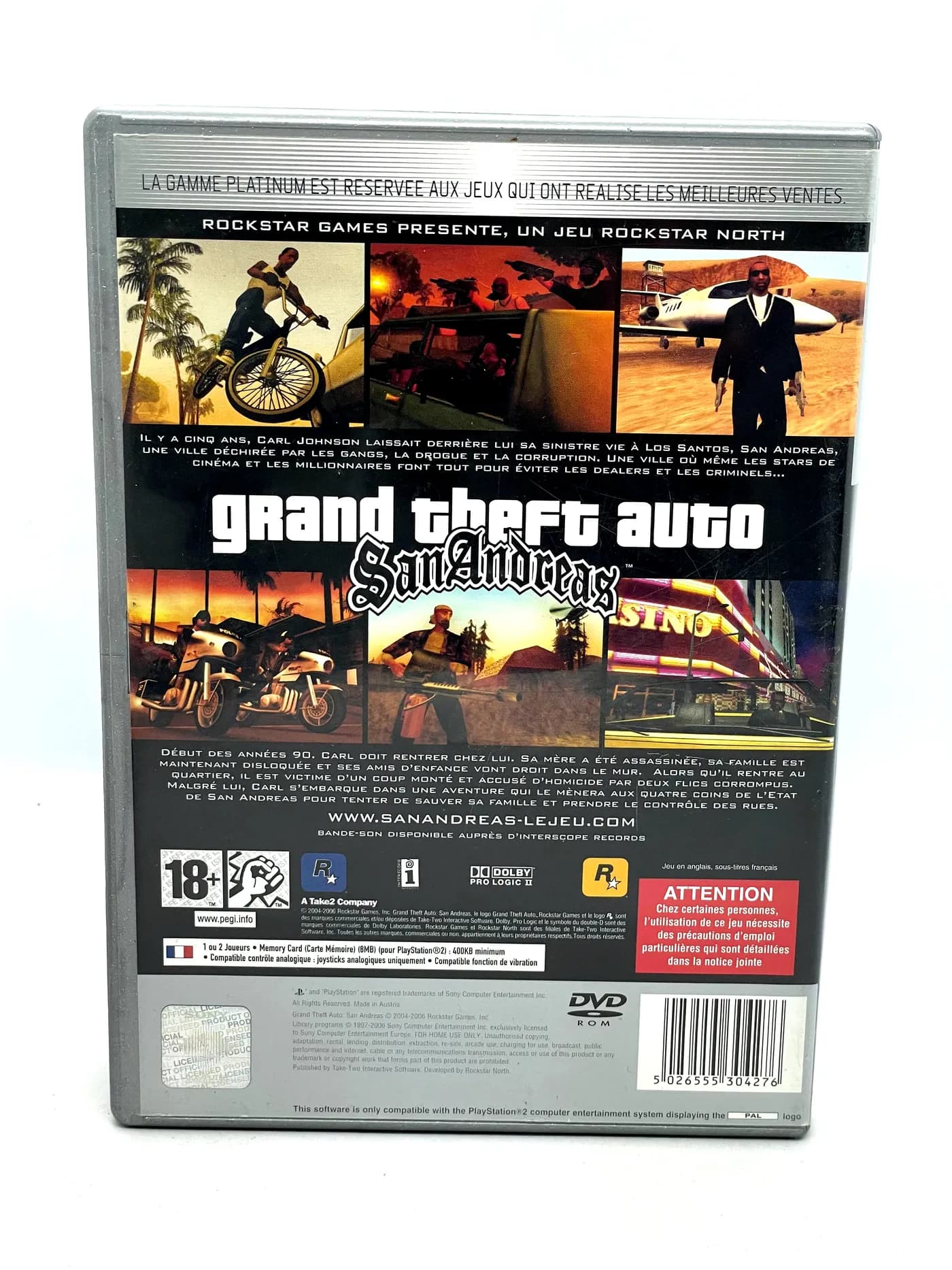 Grand Theft Auto San Andreas PS2