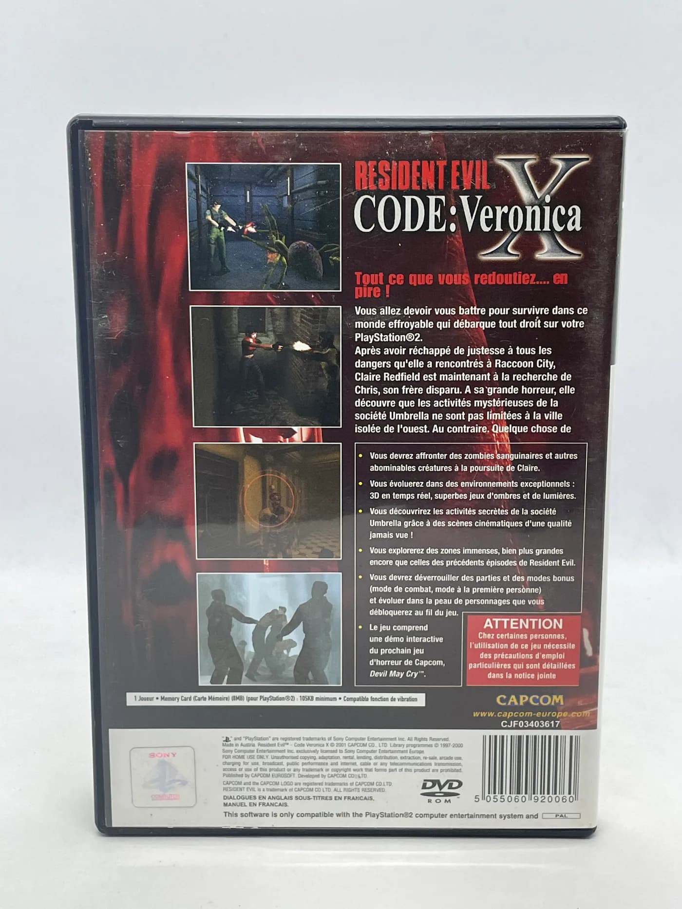 Resident Evil Code Veronica X PS2 + Devil May Cry Demo