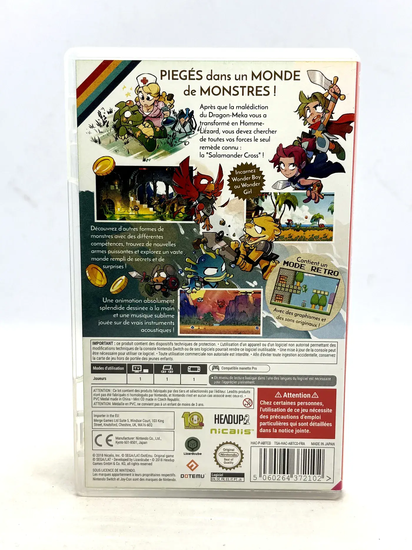 Wonder Boy The Dragon's Trap Nintendo Switch