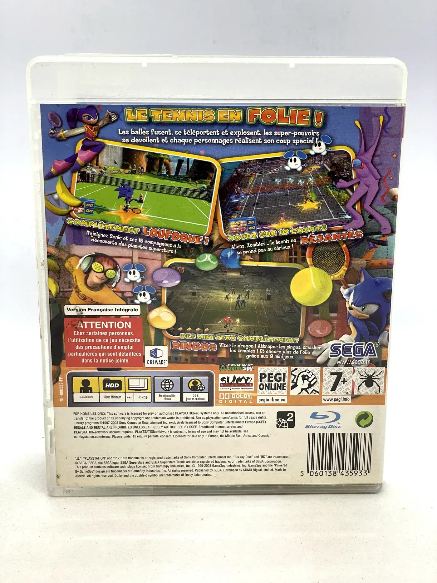 SEGA Superstar Tennis PS3