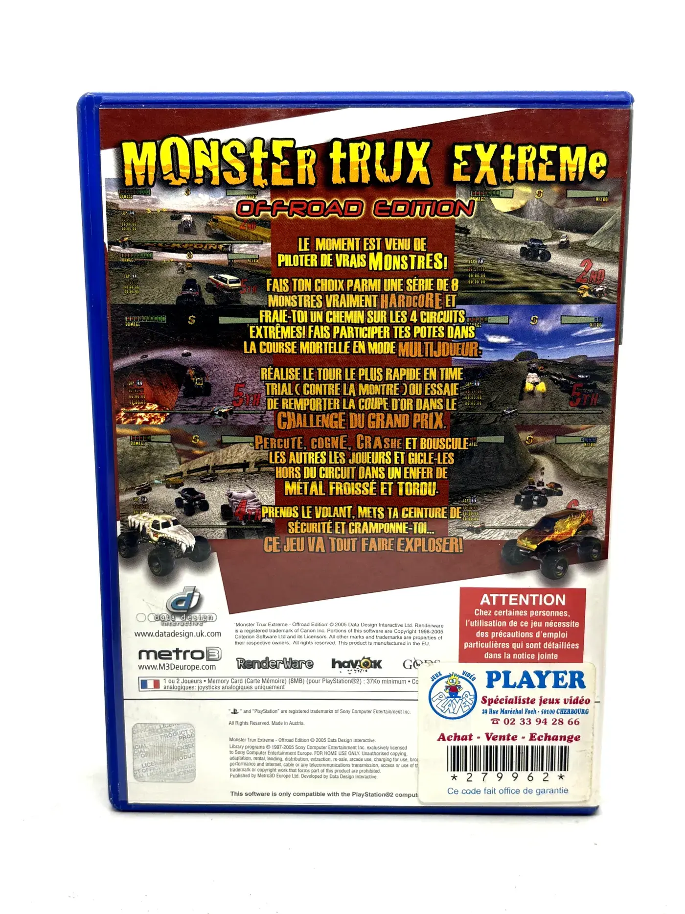 Monster Trux Extreme Offroad Edition PS2