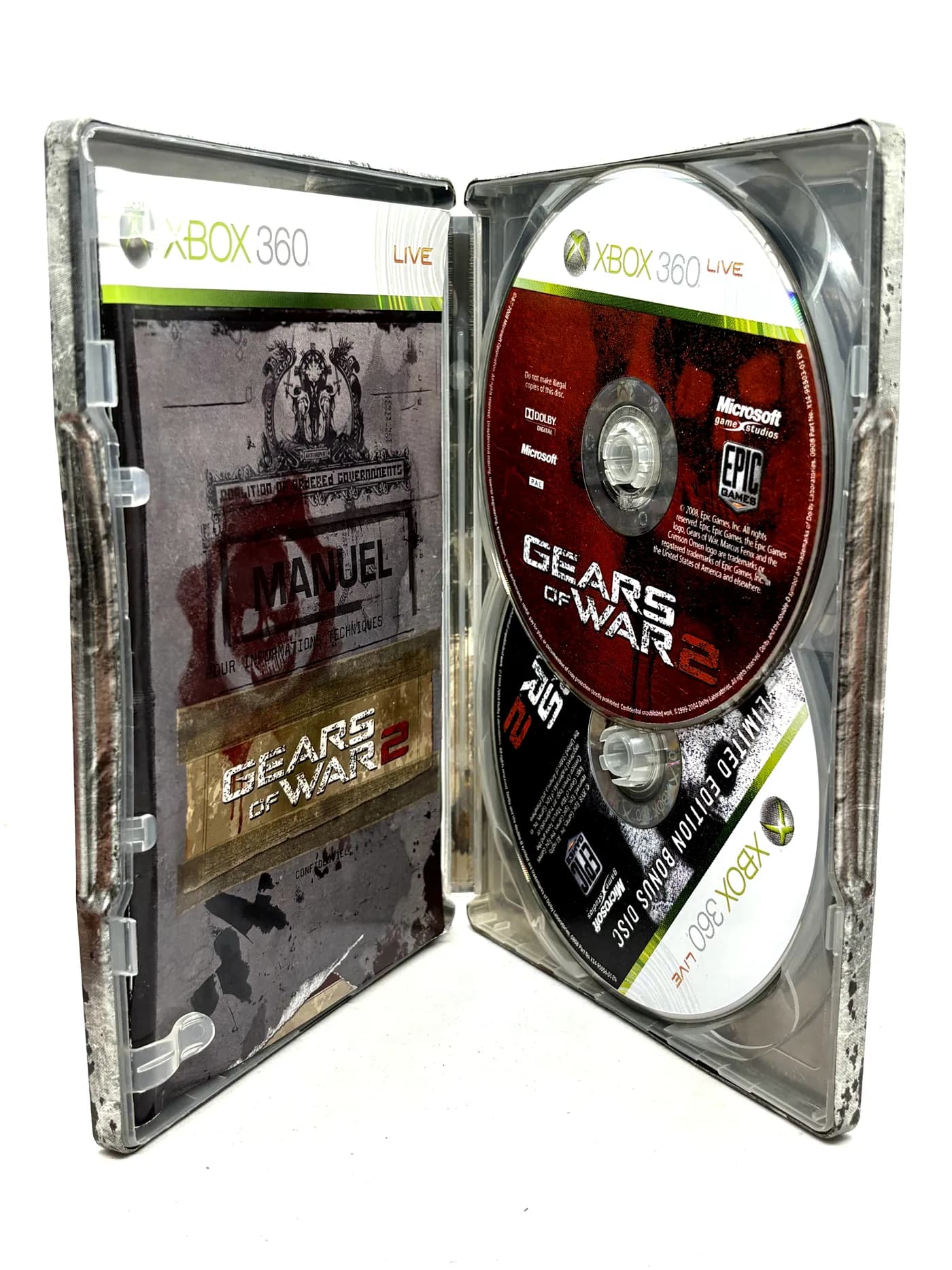 Gears of War 2 Steelbook Xbox 360 (wygięty)
