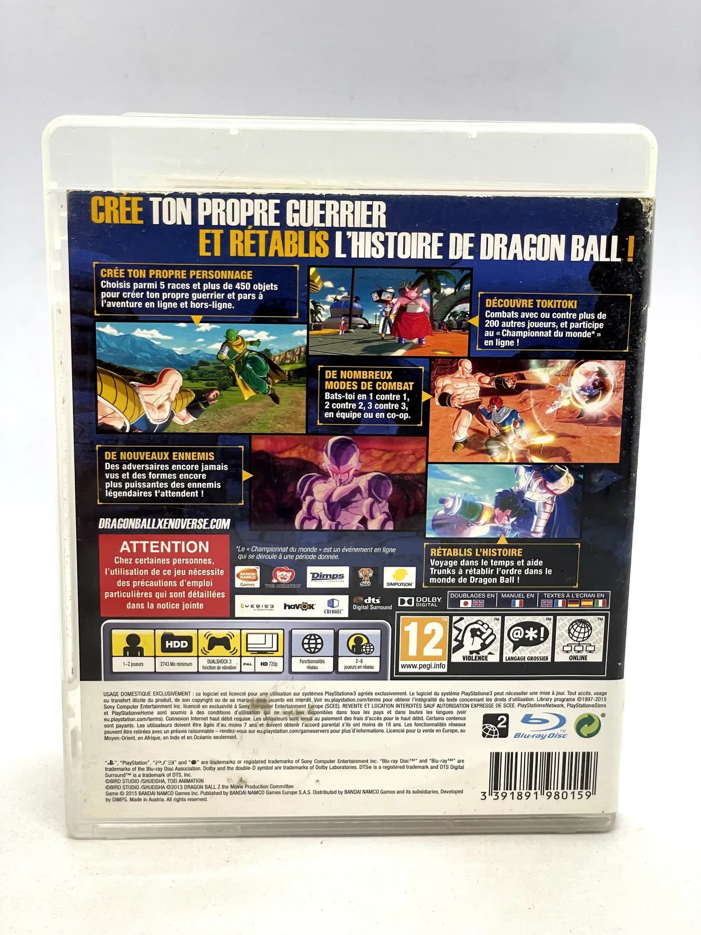 Dragon Ball Xenoverse PS3