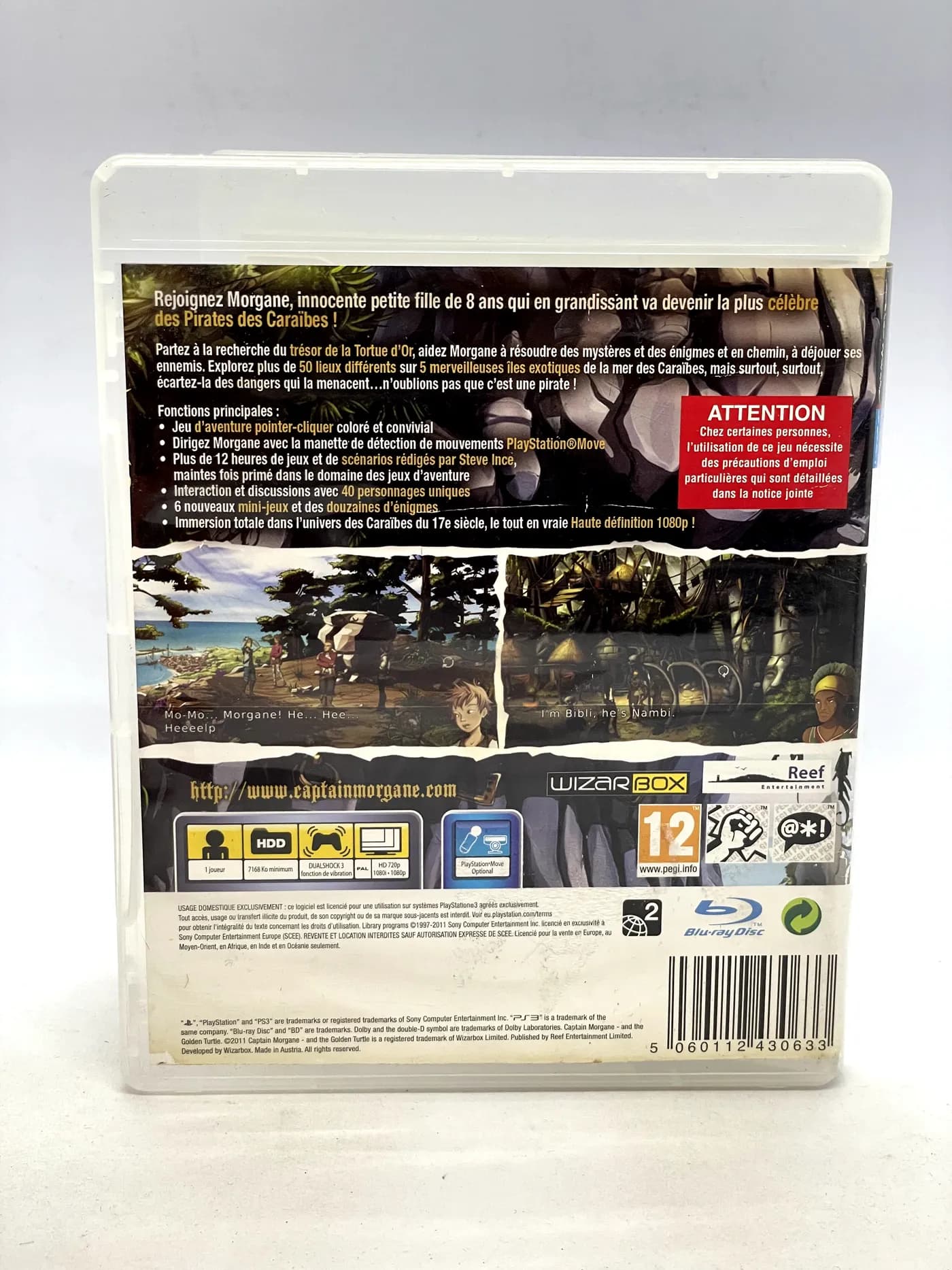 Captain Morgane and the Golden Turtle PS3 (FR)