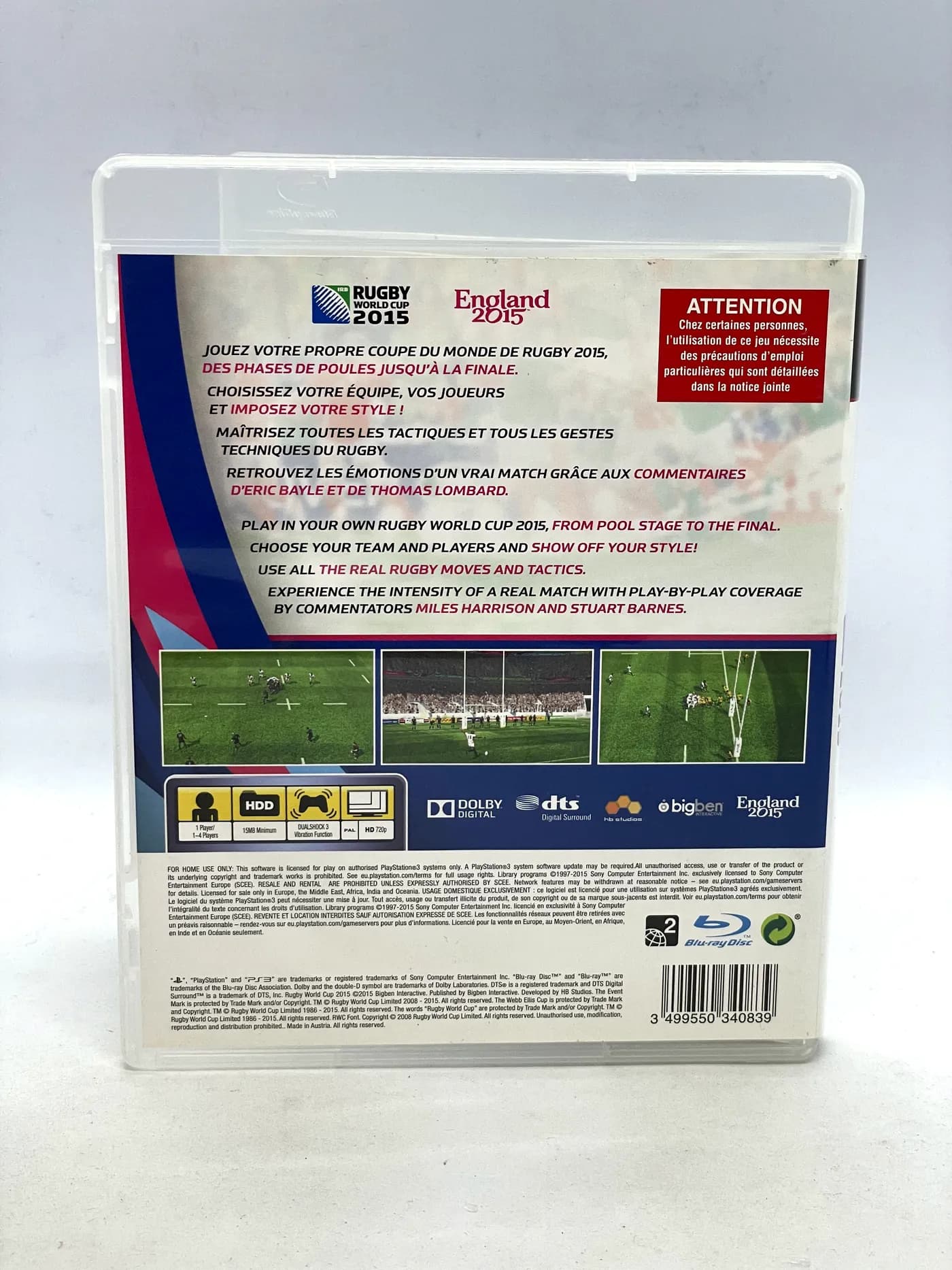 Rugby World Cup 2015 PS3