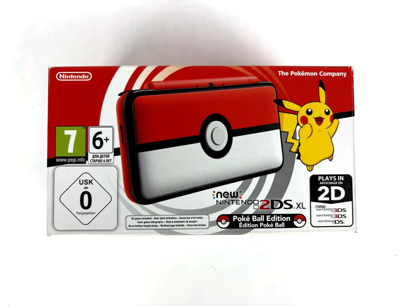 Nintendo New 2DS XL Pokeball Edition Console Complete