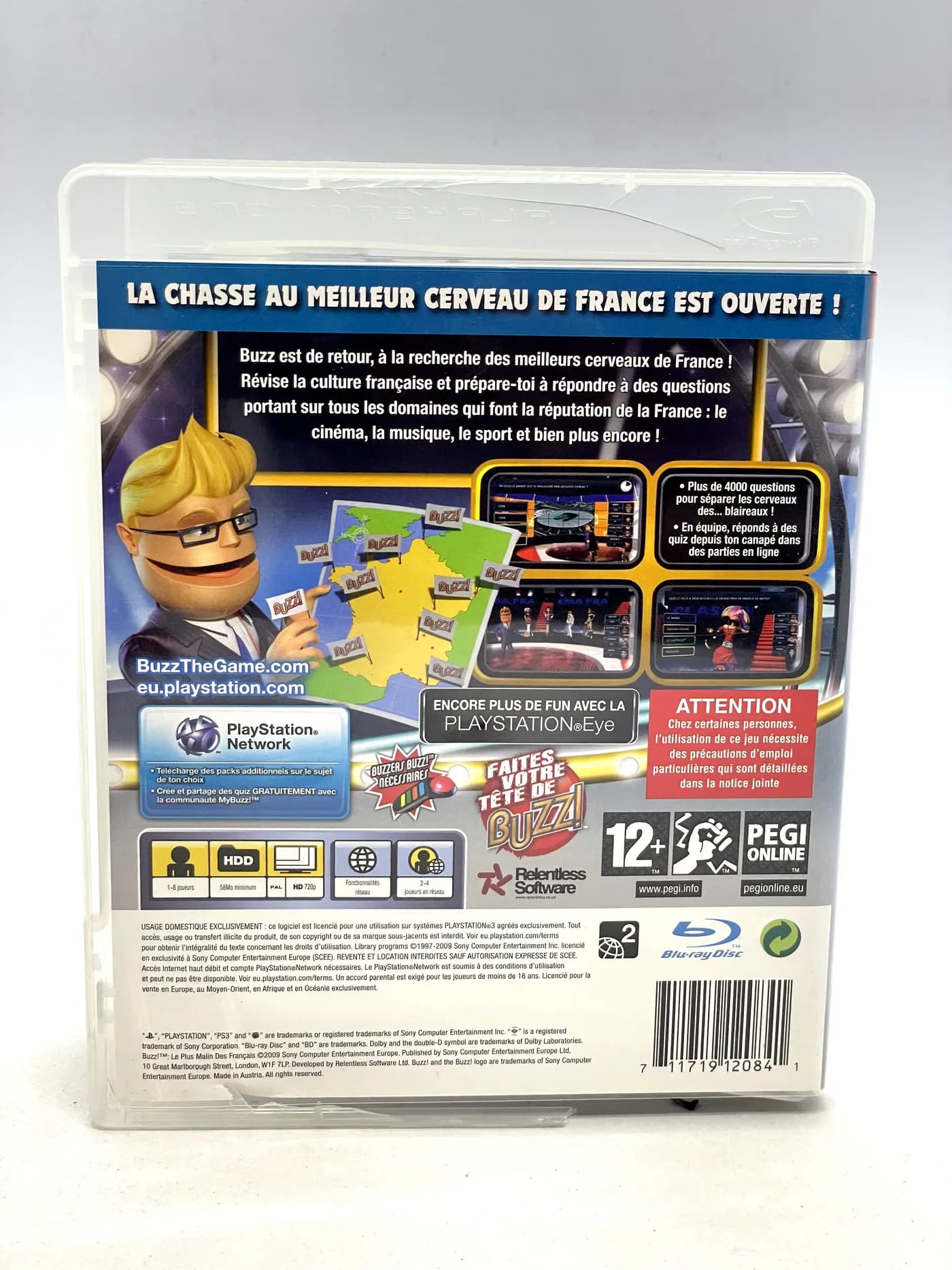 Buzz Le Plus Malin Des Francais PS3 (FR)