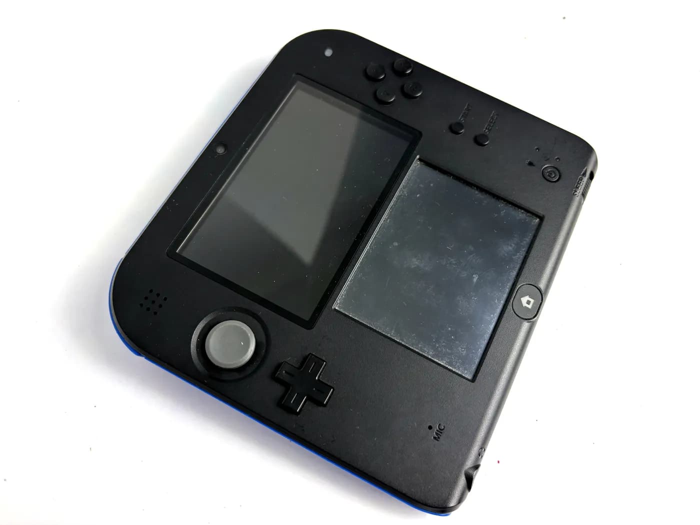 Nintendo 2DS Black + Blue Console Complete