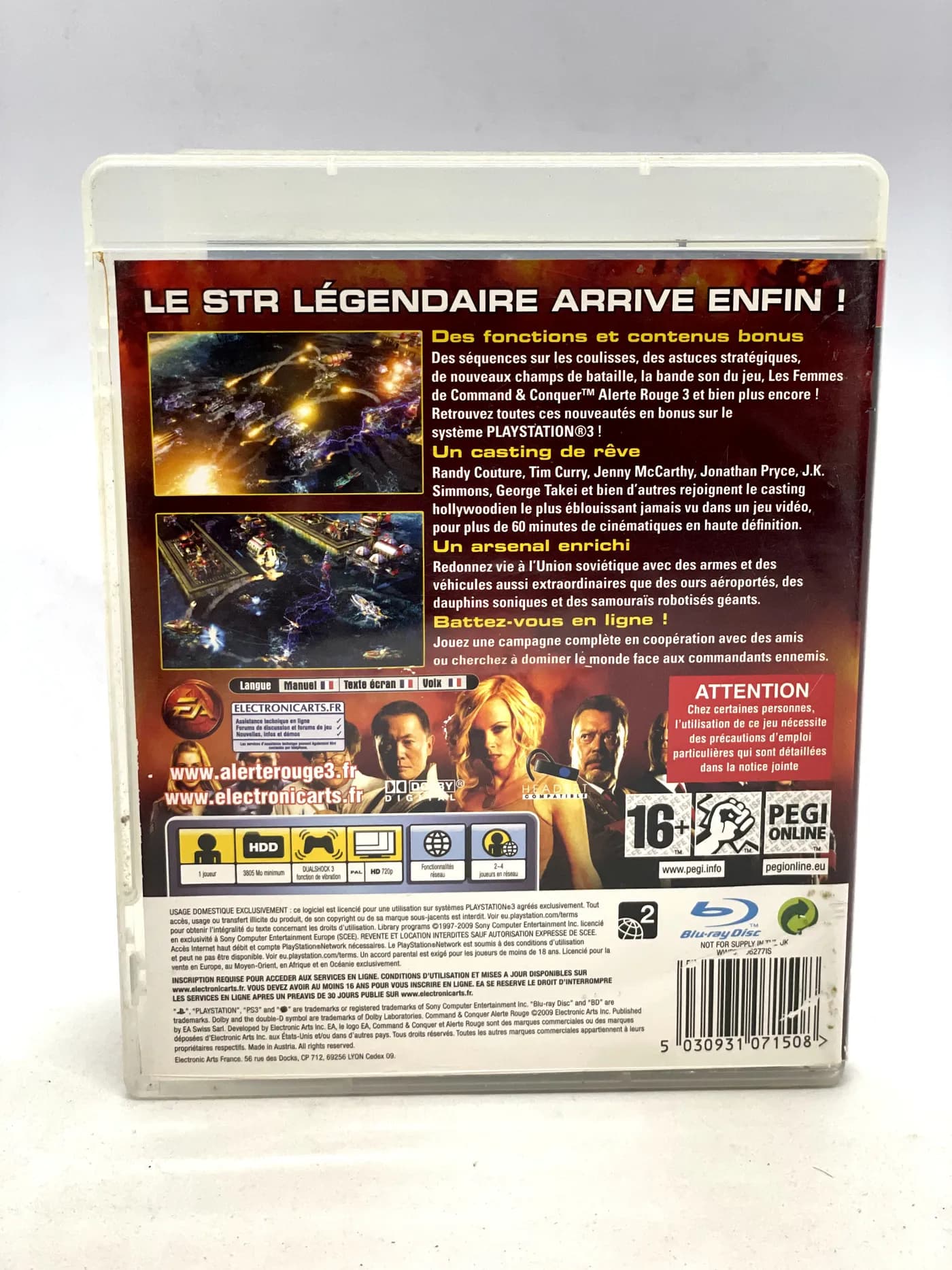 Command and Conquer Red Alert 3 Ultimate Edition PS3 (FR)