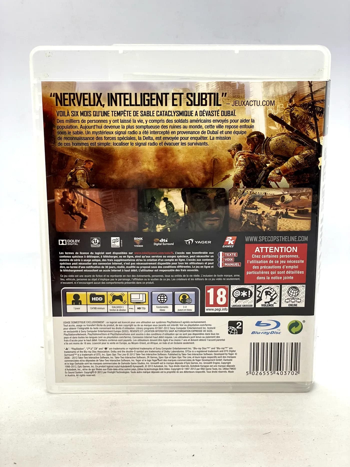 Spec Ops The Line PS3