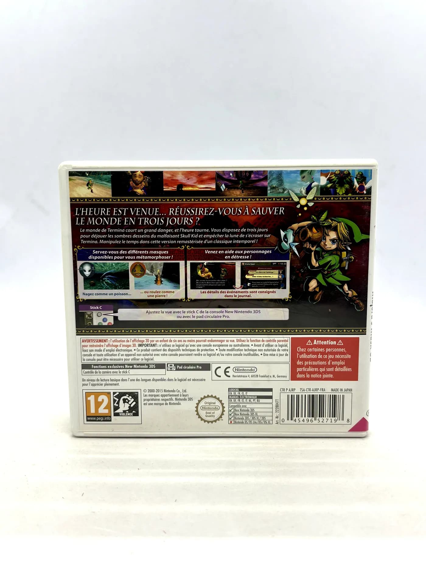 The Legend of Zelda Majora's Mask 3D Nintendo 3DS
