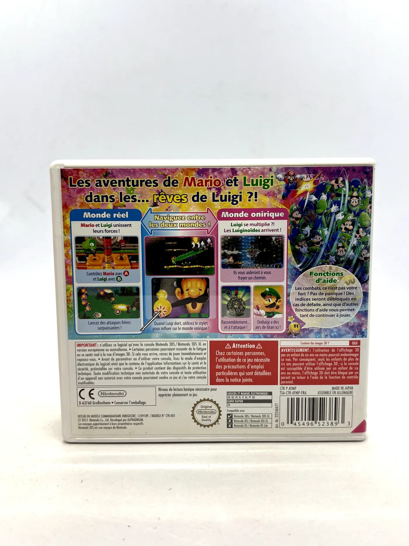 Mario and Luigi Dream Team Bros Nintendo 3DS