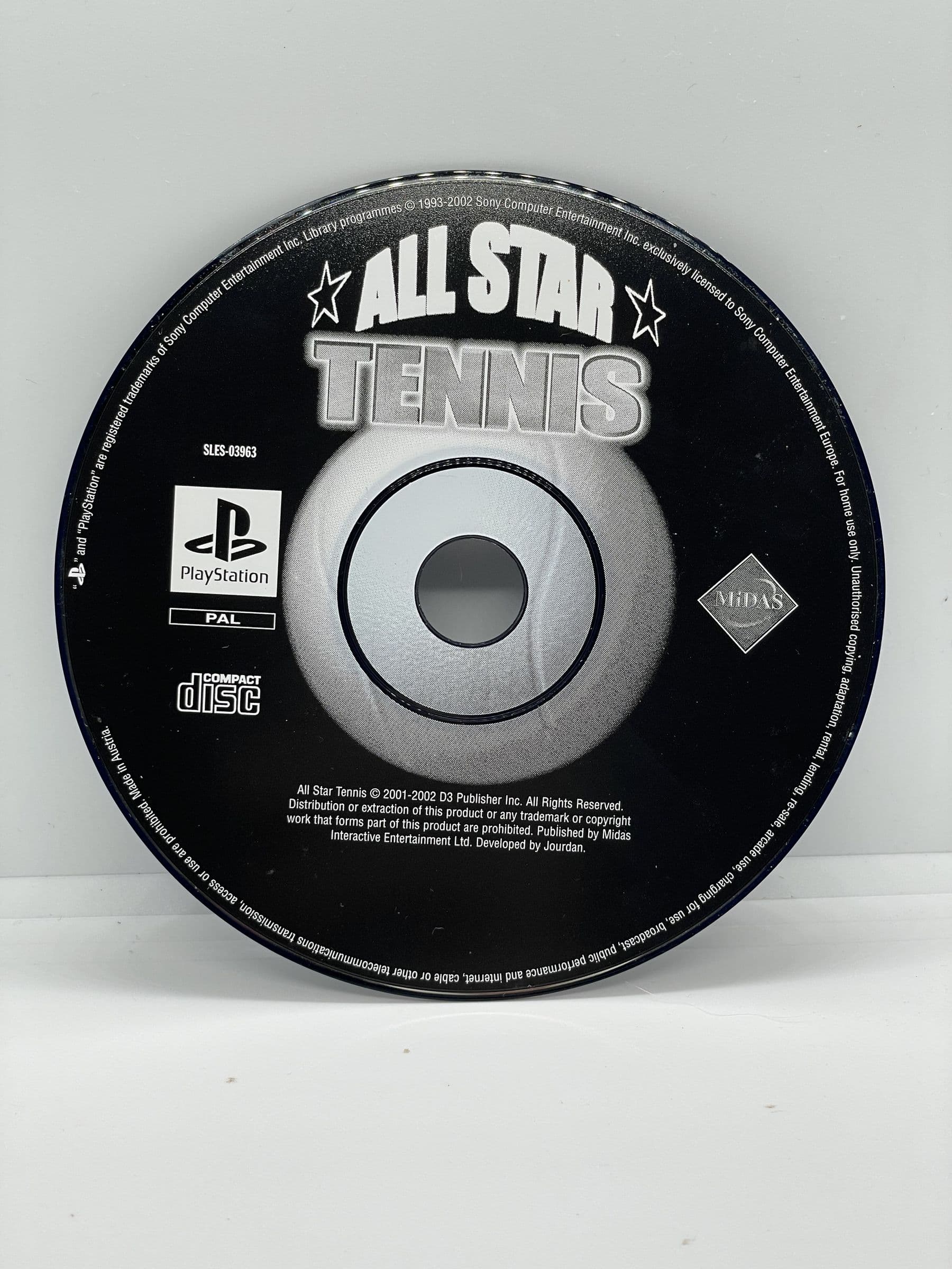All Star Tennis PS1 (CD)