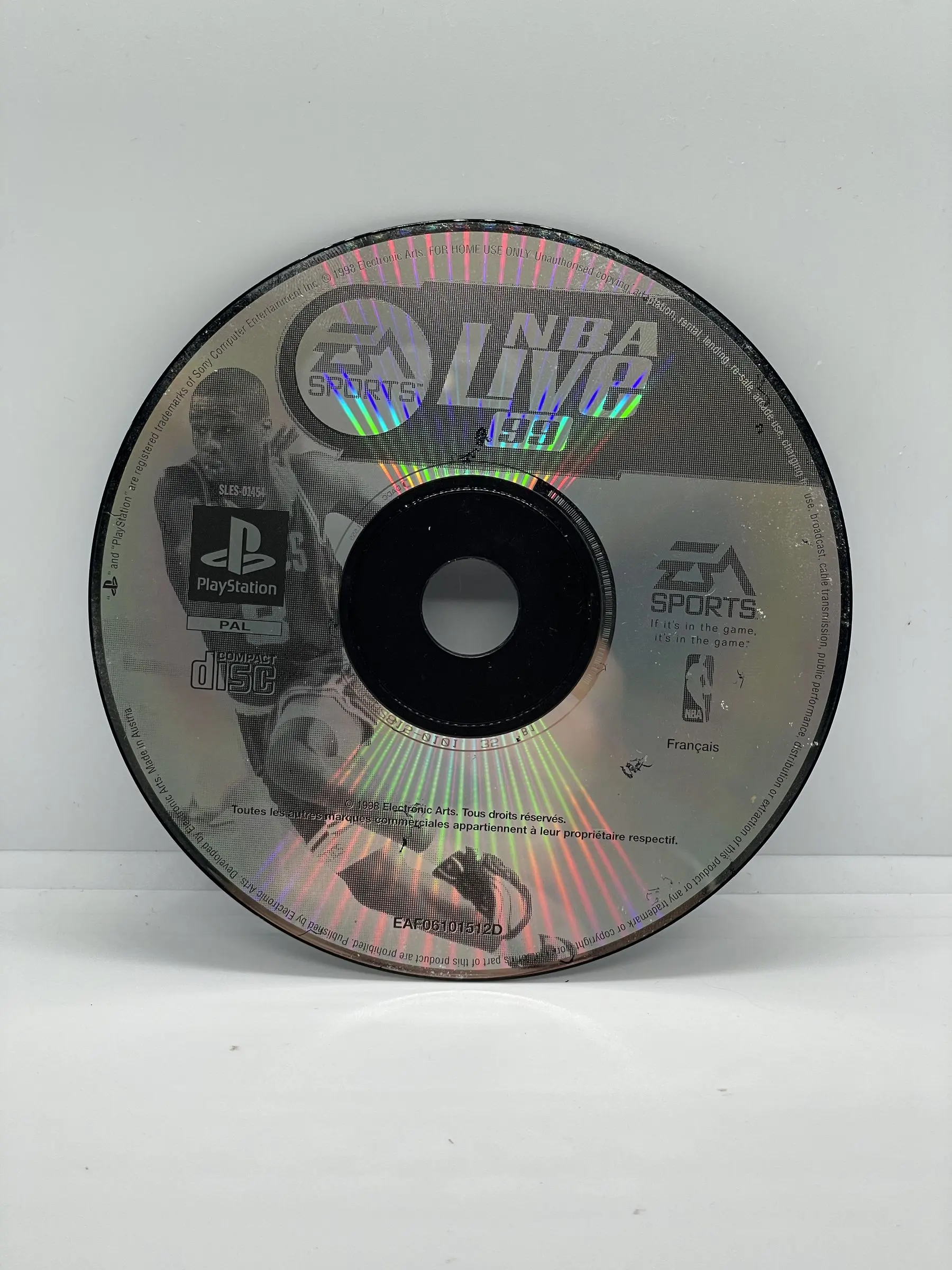 NBA Live 99 PS1 (CD) (FR)