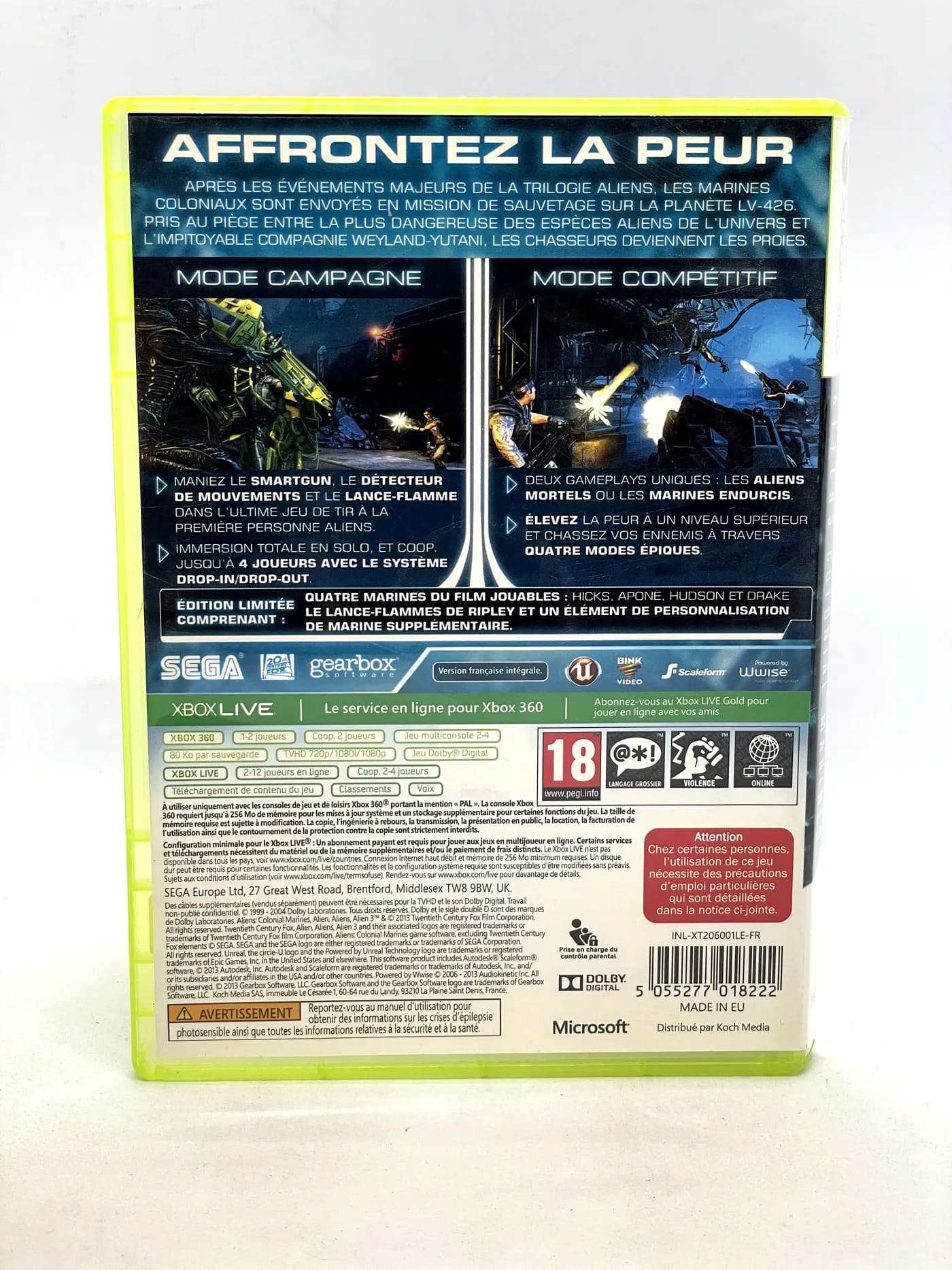 Aliens Colonial Marines Xbox 360
