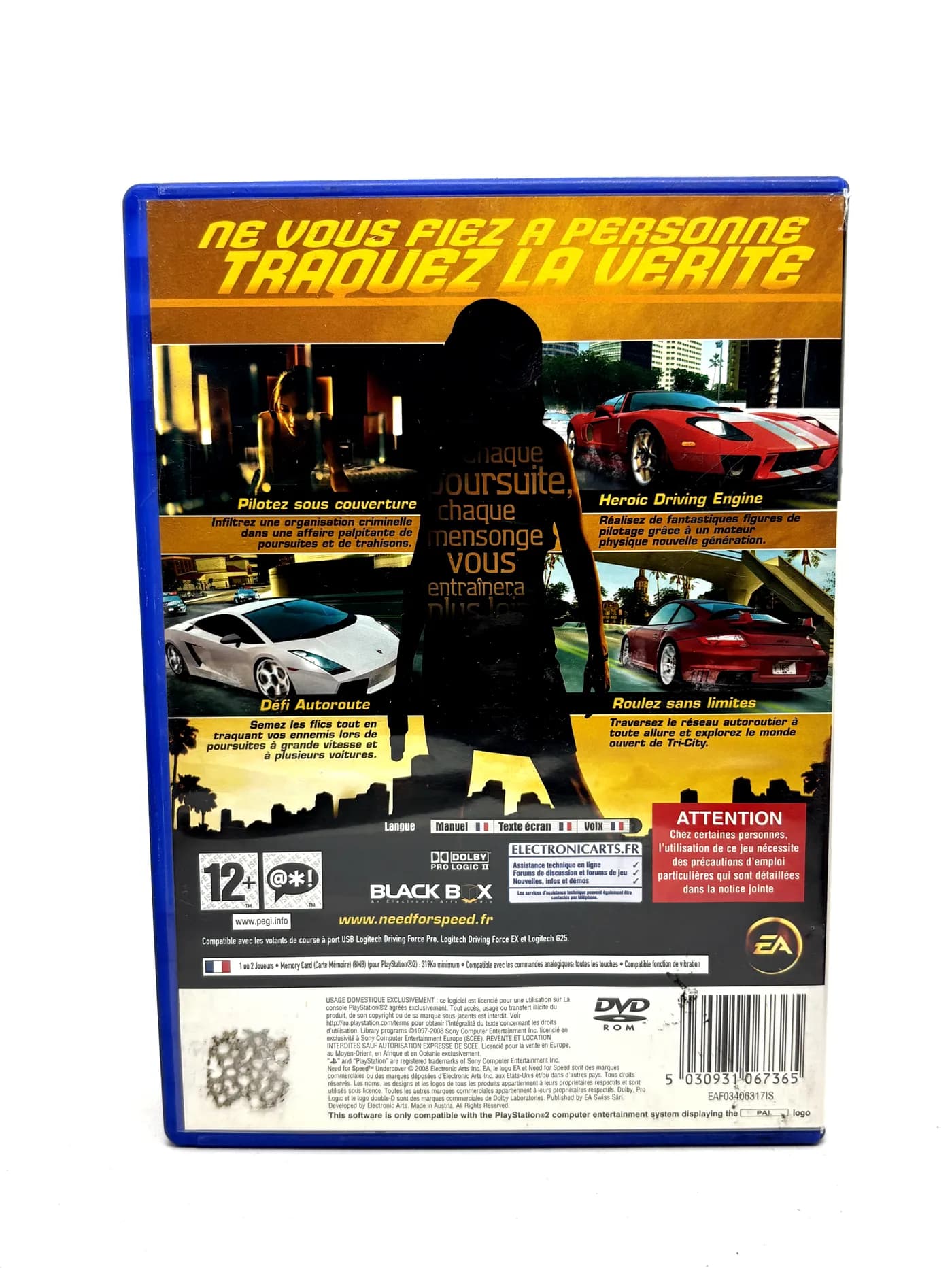 Need for Speed Undercover PS2 (FR)