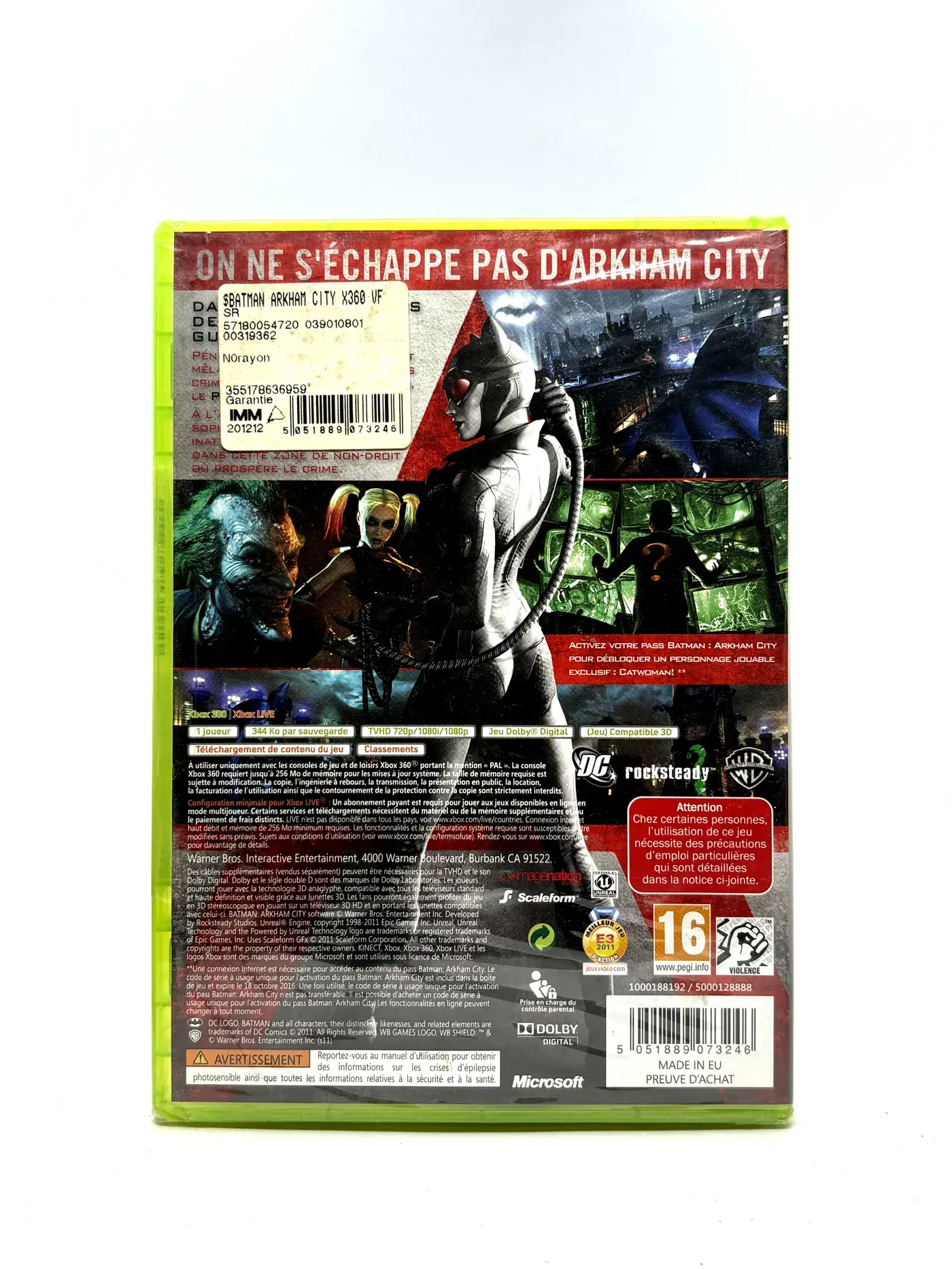 Batman Arkham City Xbox 360 (New and Sealed)